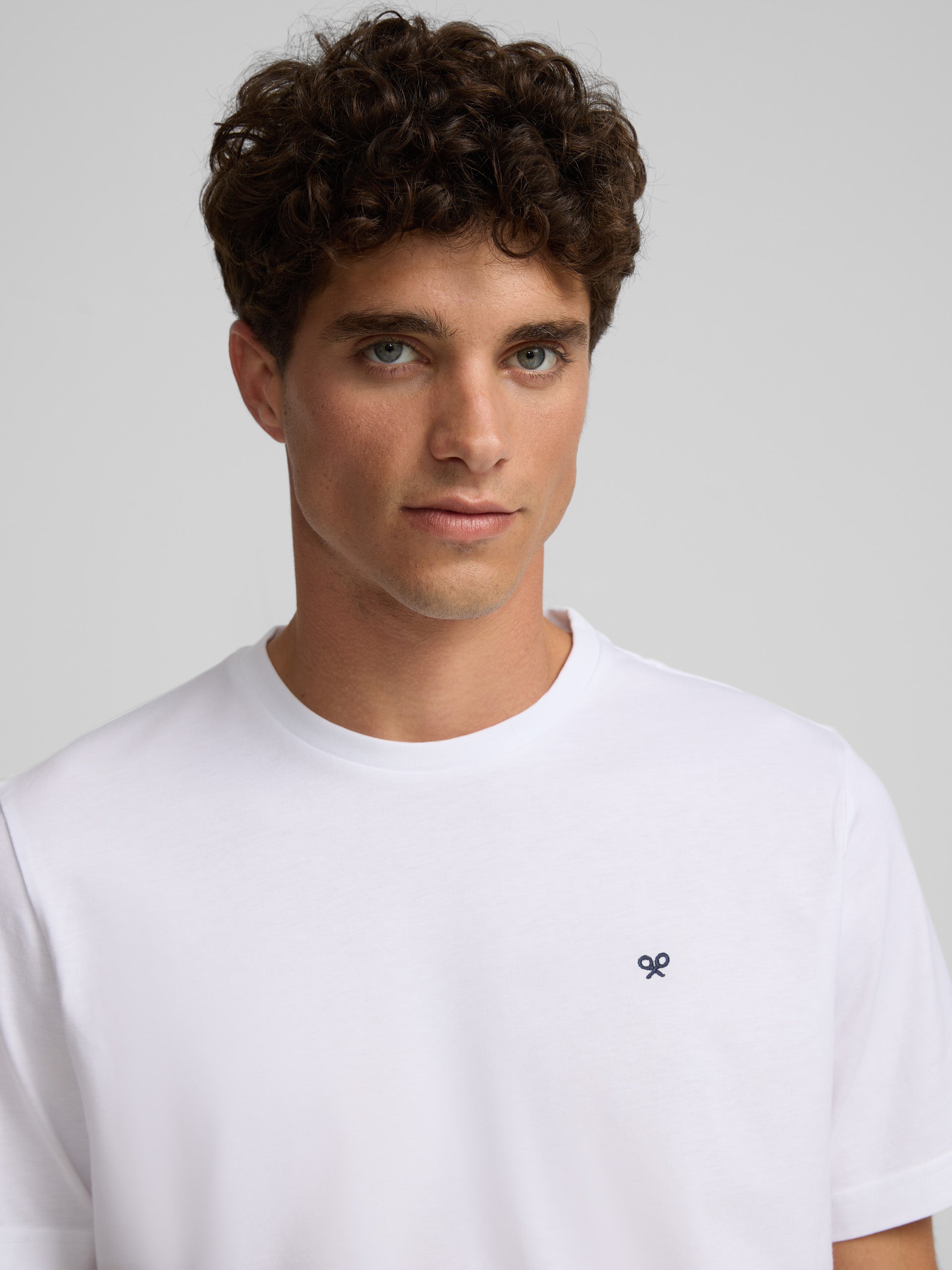 Pack 2x camiseta miniraqueta blanca marina
