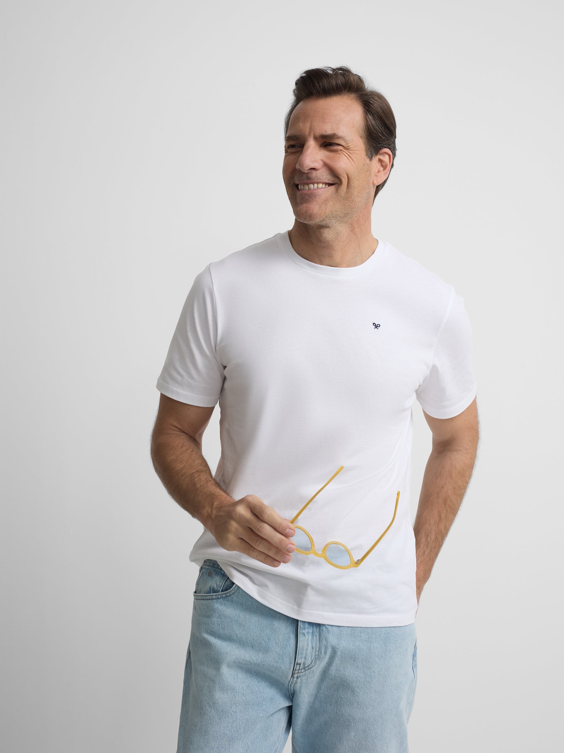 Silbon white minilogo t-shirt