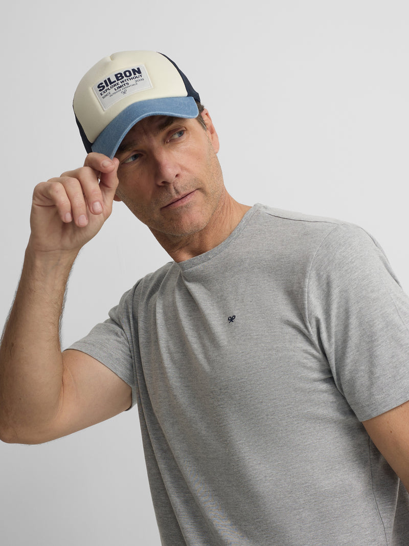 Blue Limits Trucker Cap