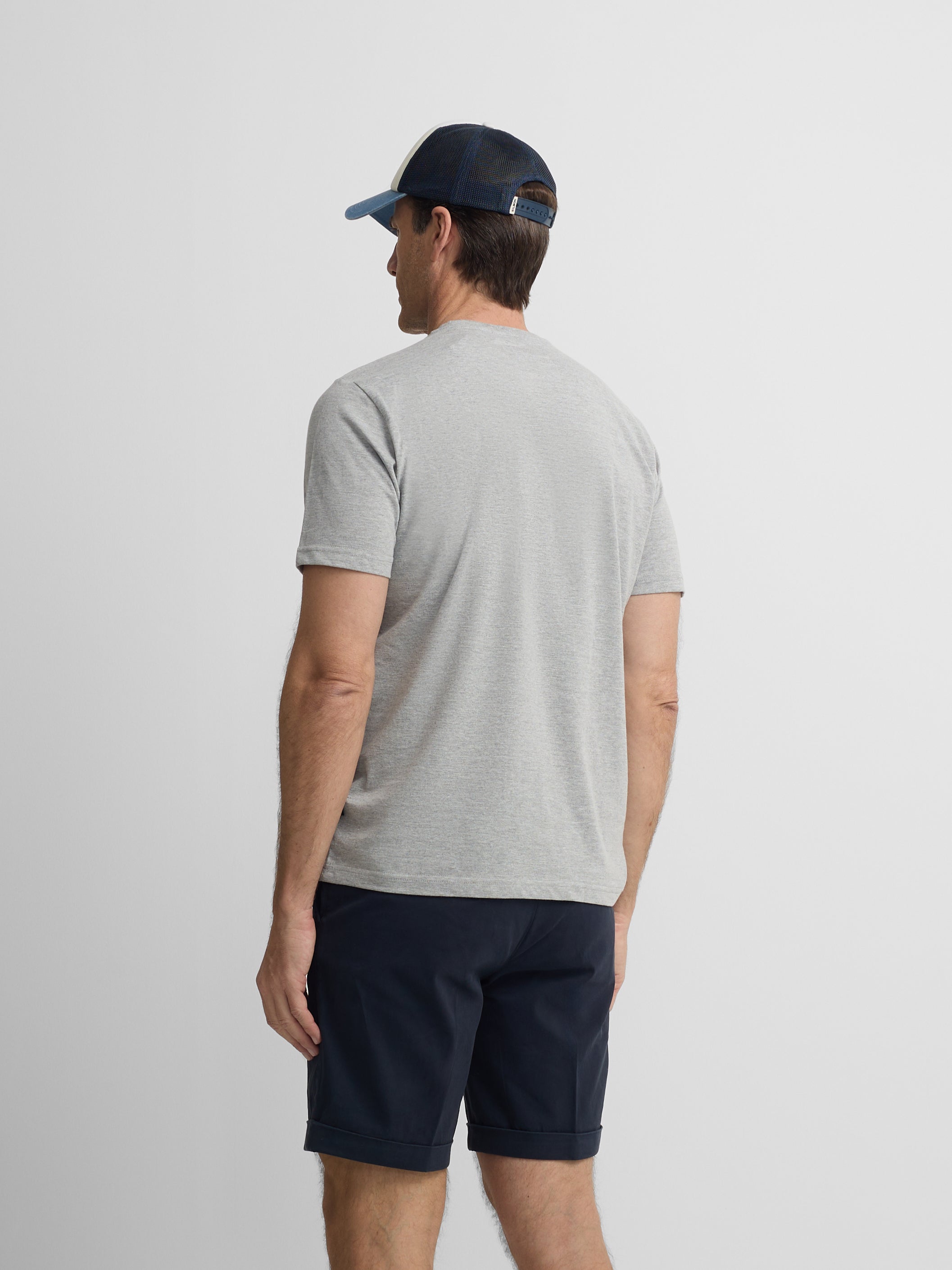 Silbon mini logo grey t-shirt