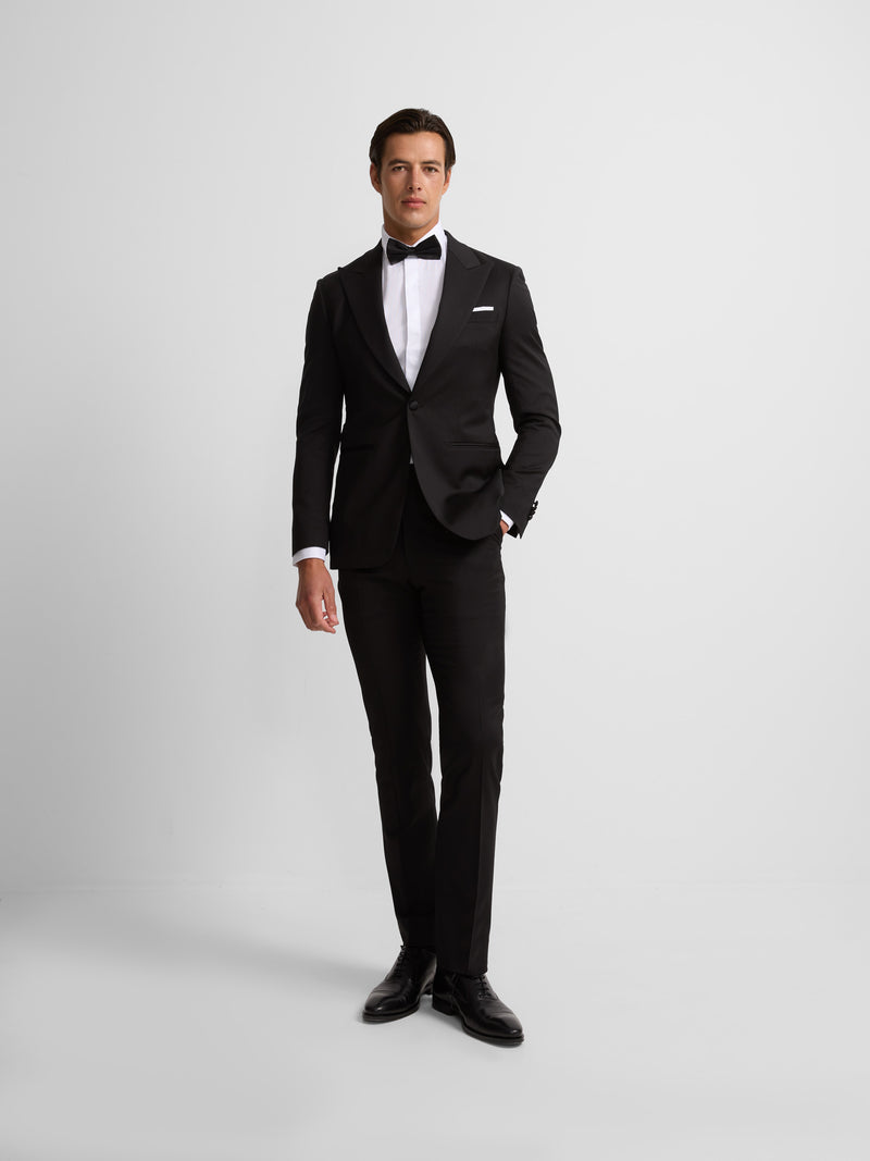 Blazer smoking clássico preto