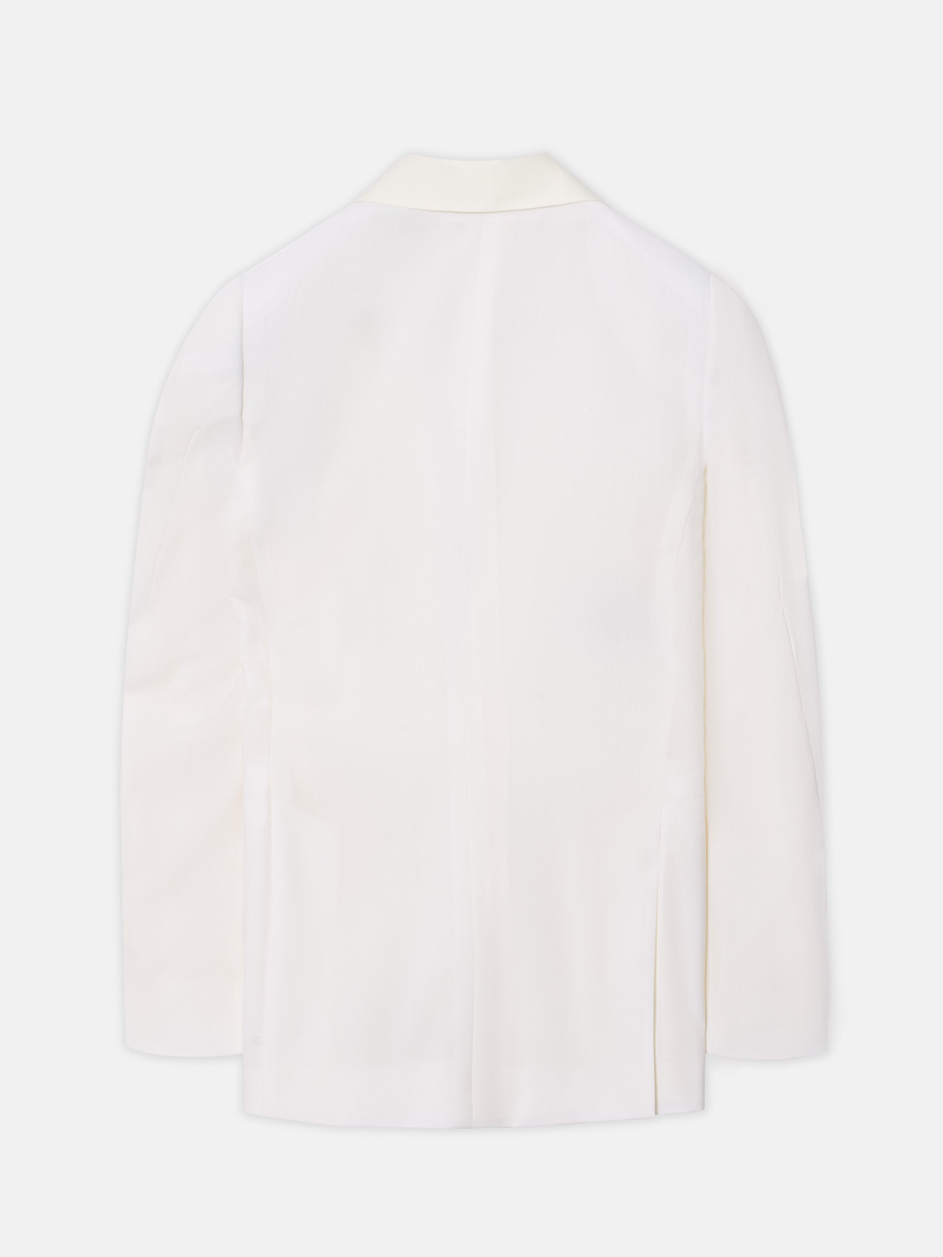 Americana esmoquin silbon blanco