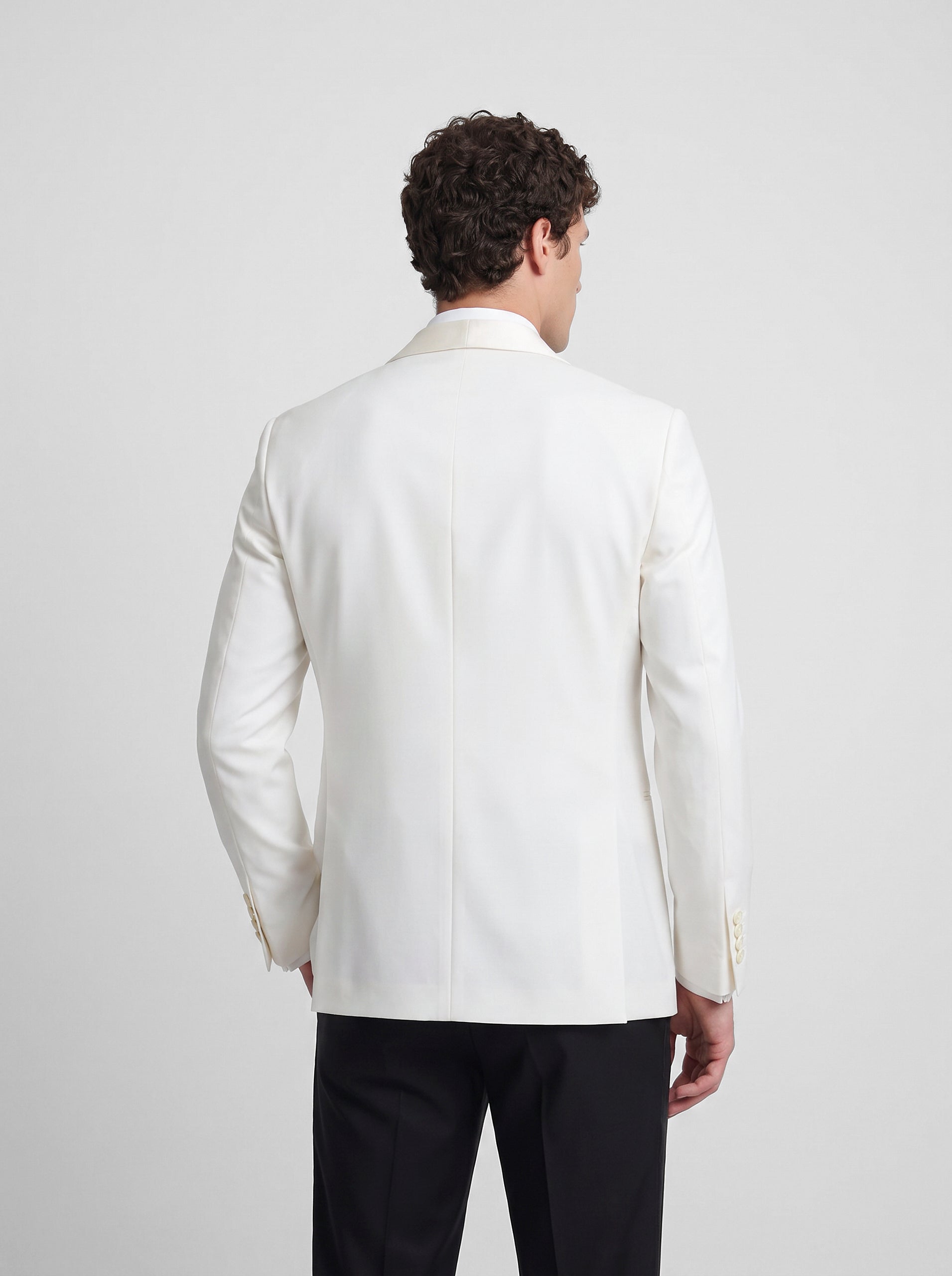 Veste de smoking blanche Silbon