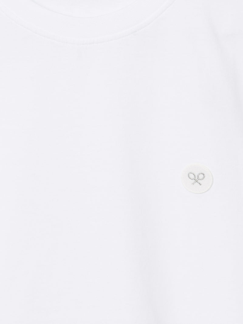 Women's Sunny White Racket T-shirt