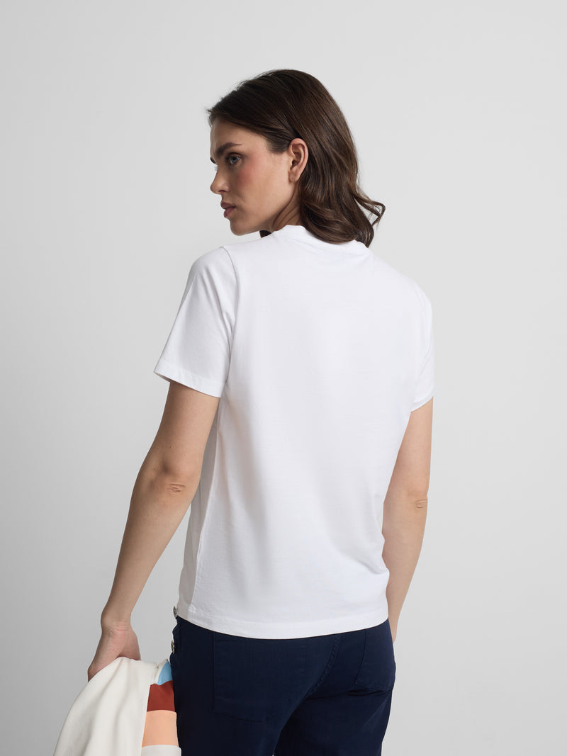 Women's Sunny White Racket T-shirt