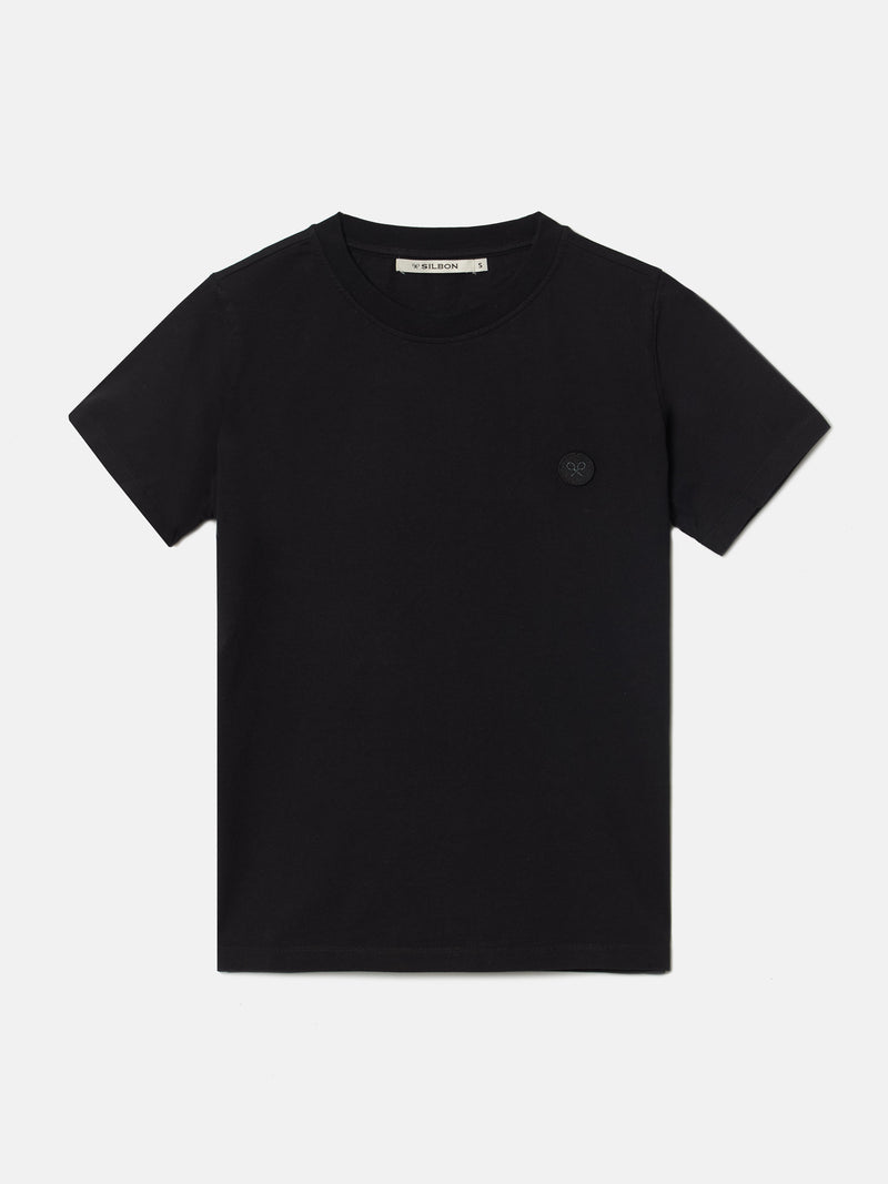 Camiseta woman sunny raqueta negra