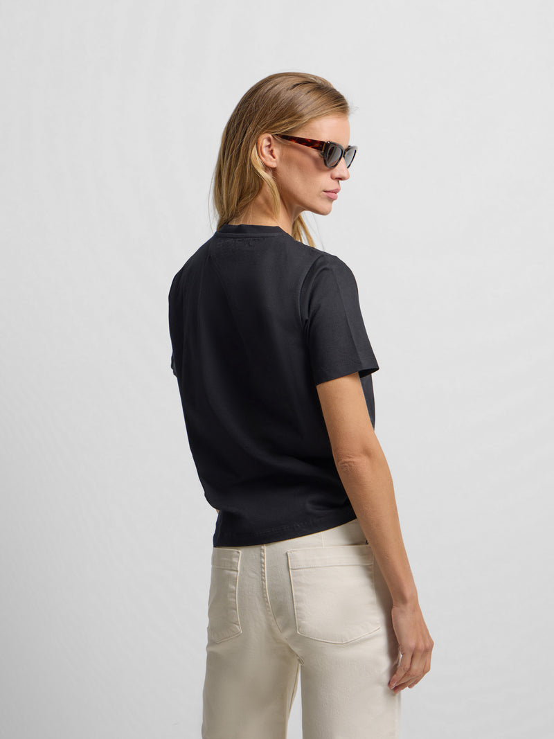 Camiseta woman sunny raqueta negra