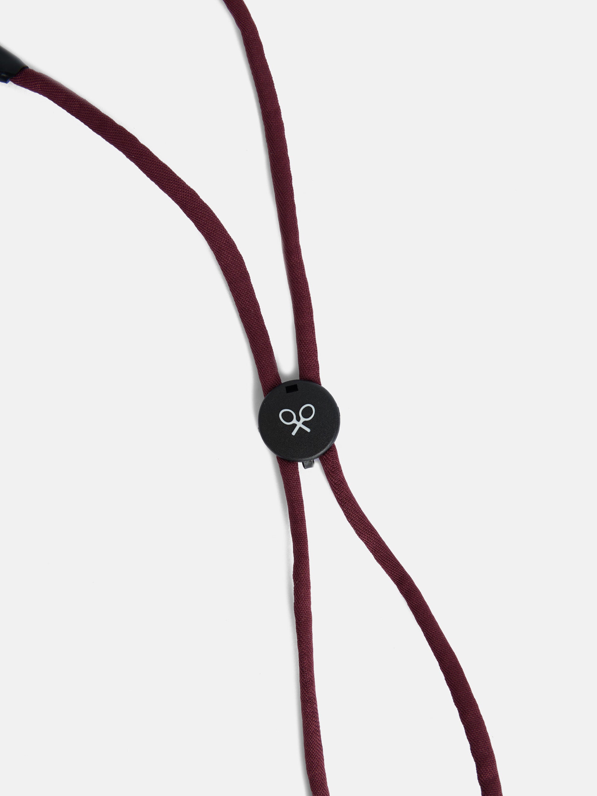 Burgundy glasses cord