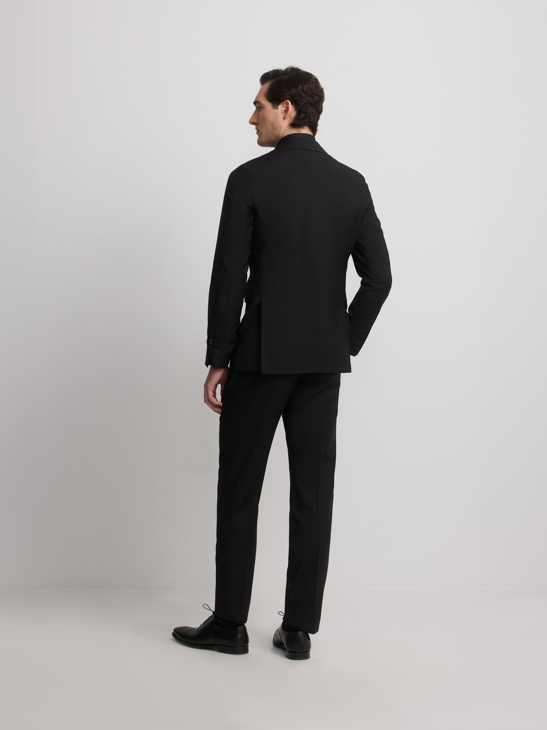 Classic black suit jacket