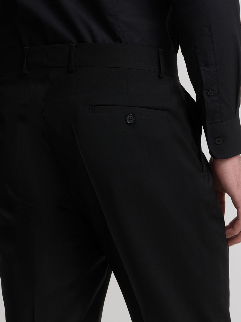 Pantalon de costume classique noir