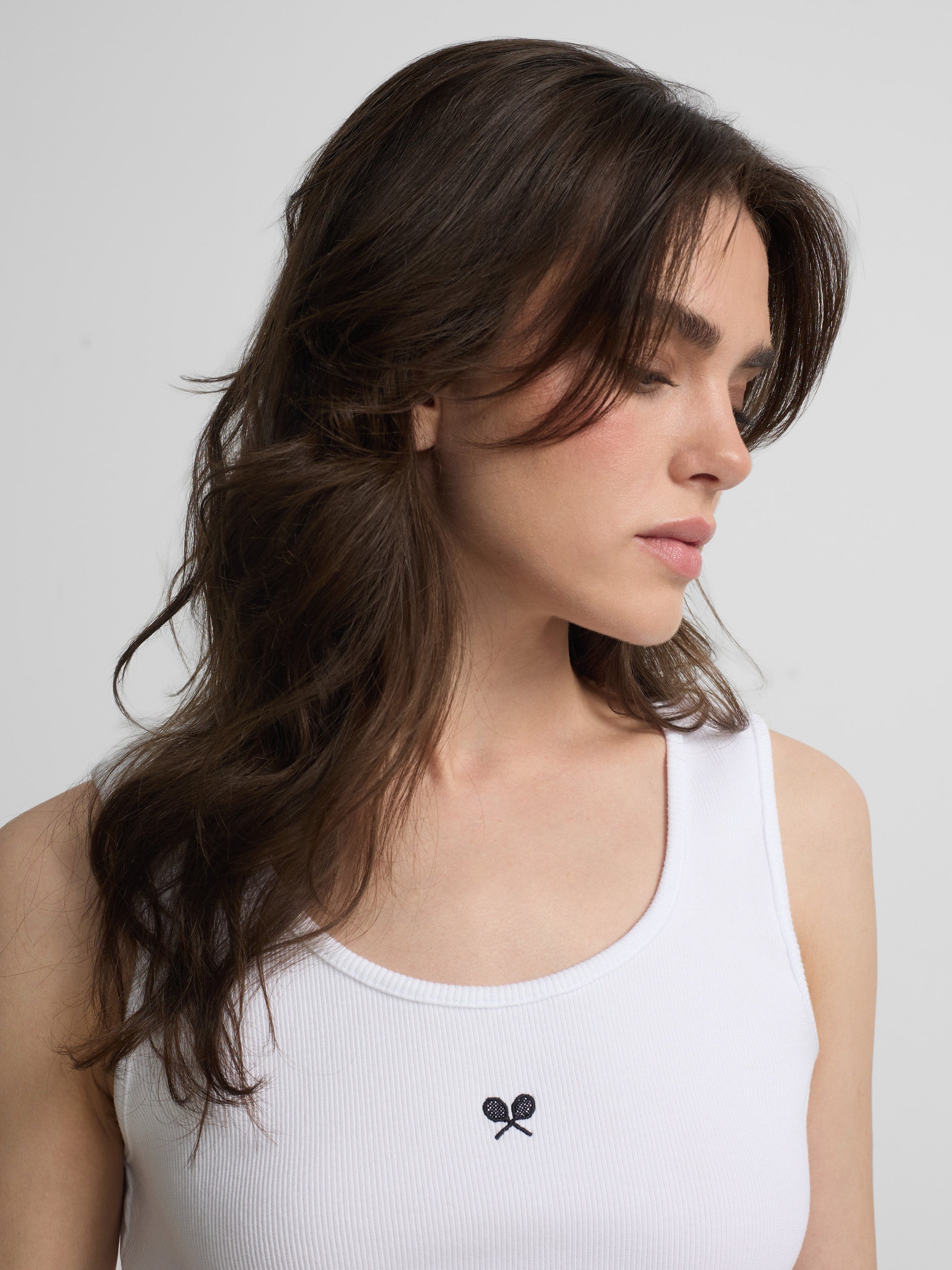 Camiseta woman tank blanca