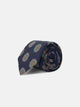 Navy blue Ankara pattern tie