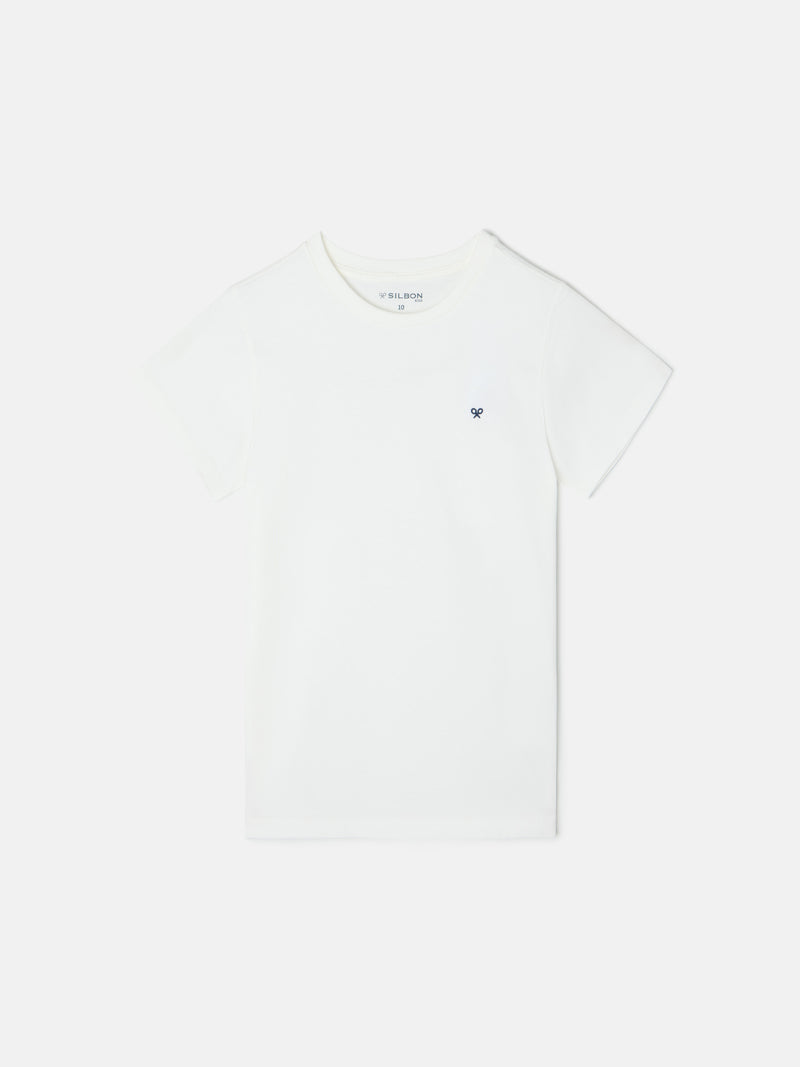 T-shirt kids minilogo branca