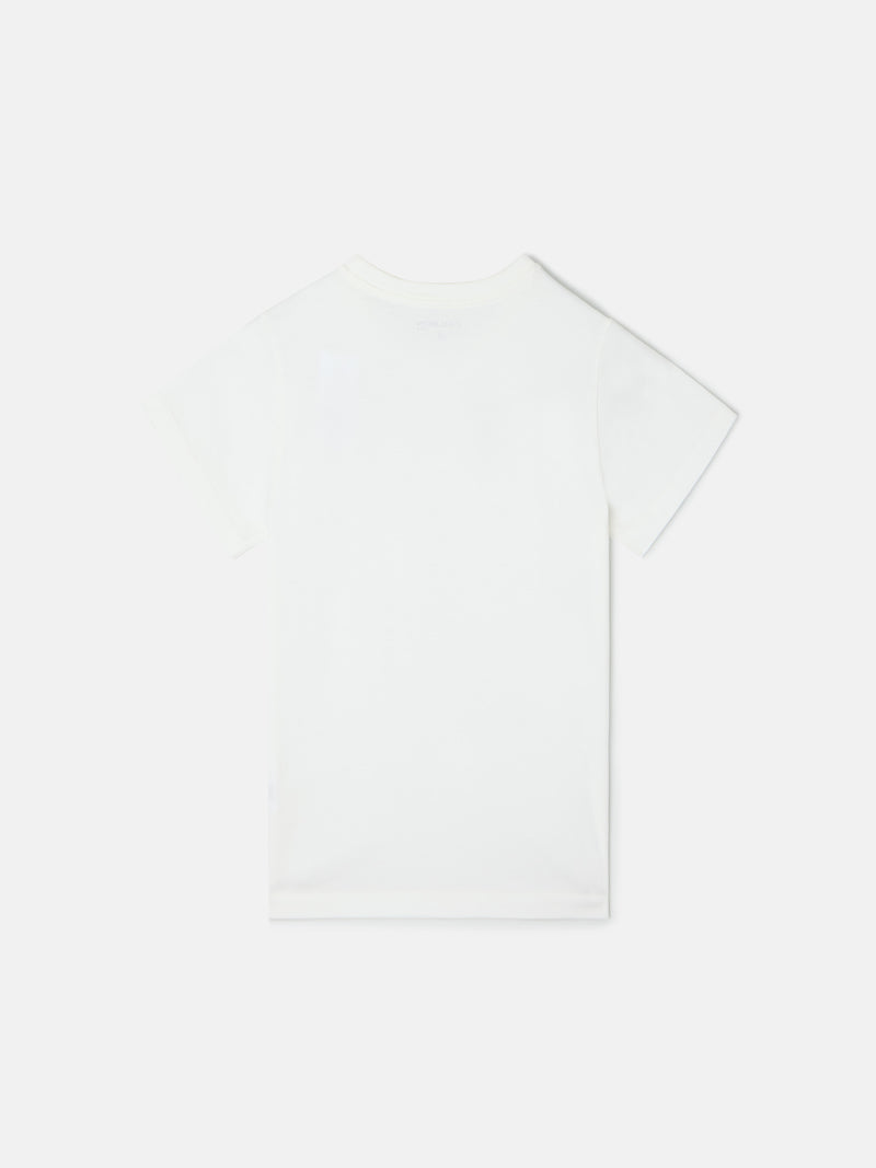 T-shirt kids minilogo branca