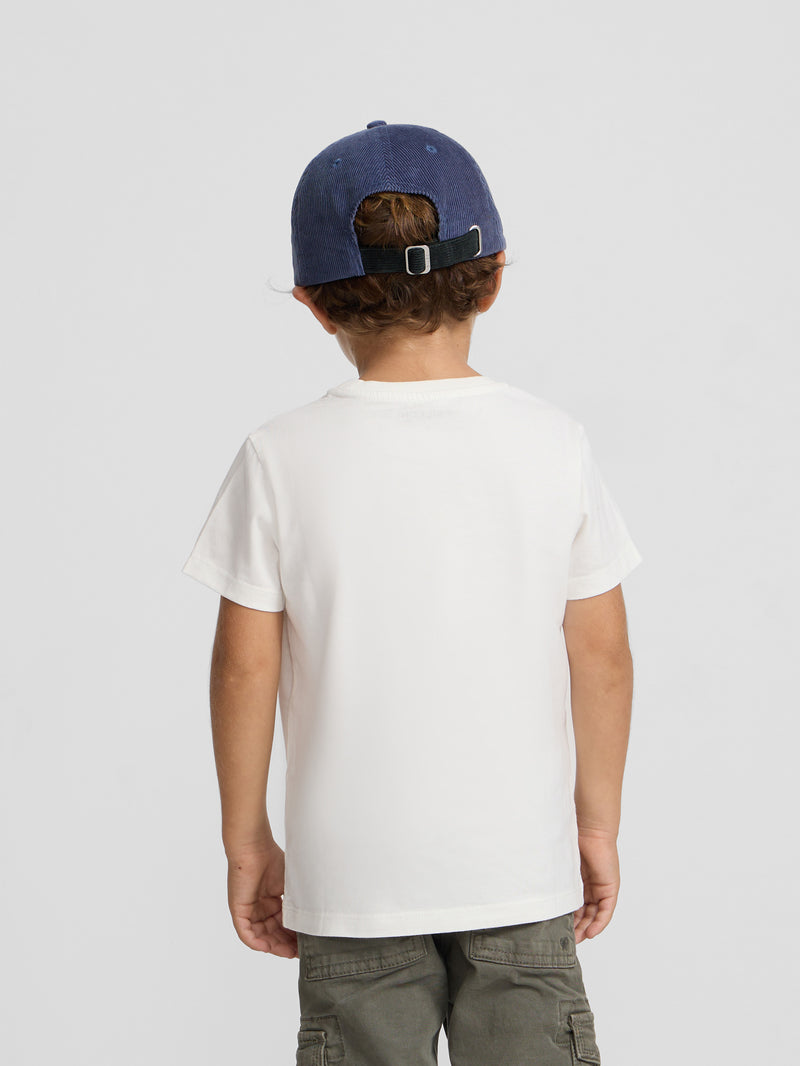 T-shirt kids minilogo branca