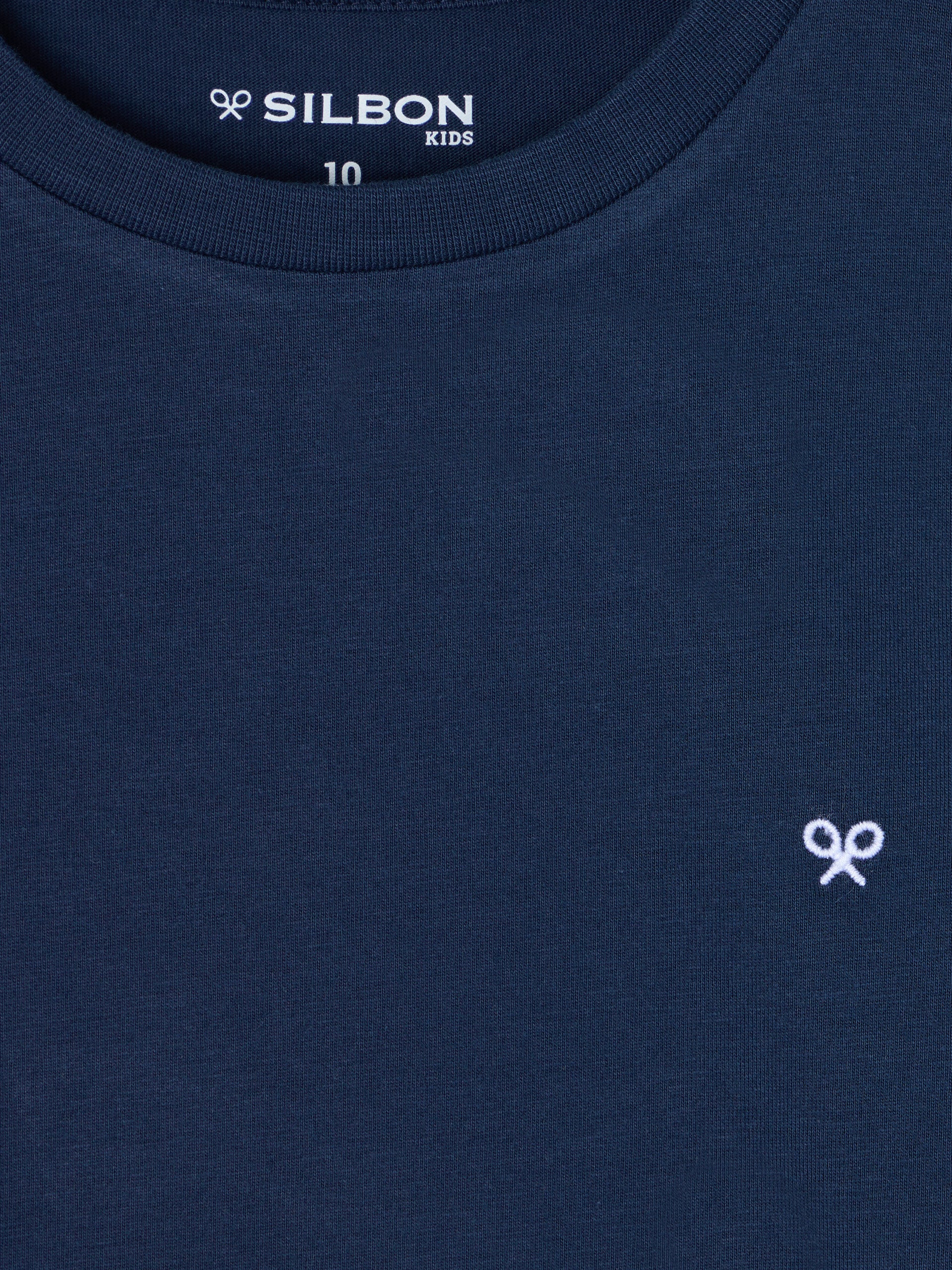 Camiseta kids minilogo azul marino