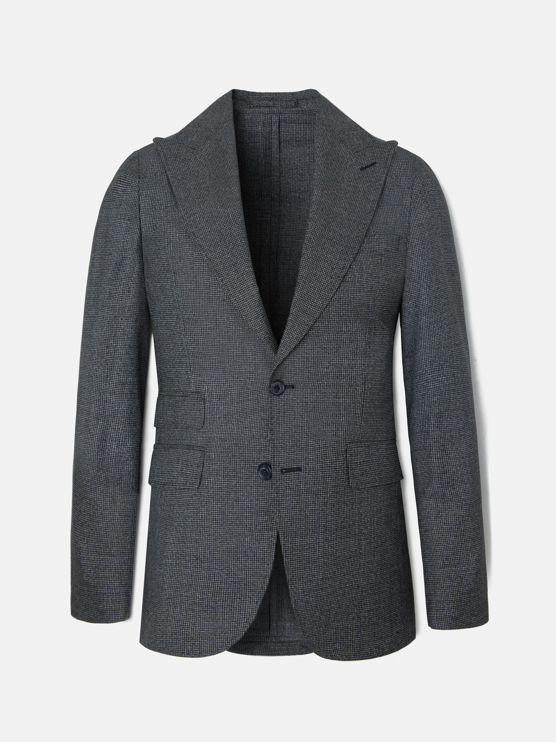 Americana traje pata de gallo gris