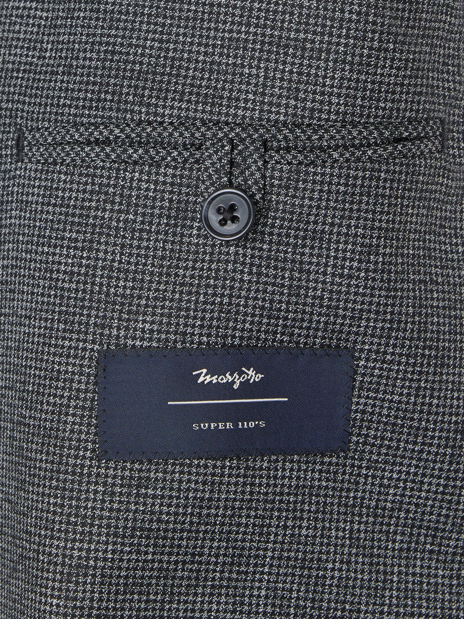 Americana traje pata de gallo gris