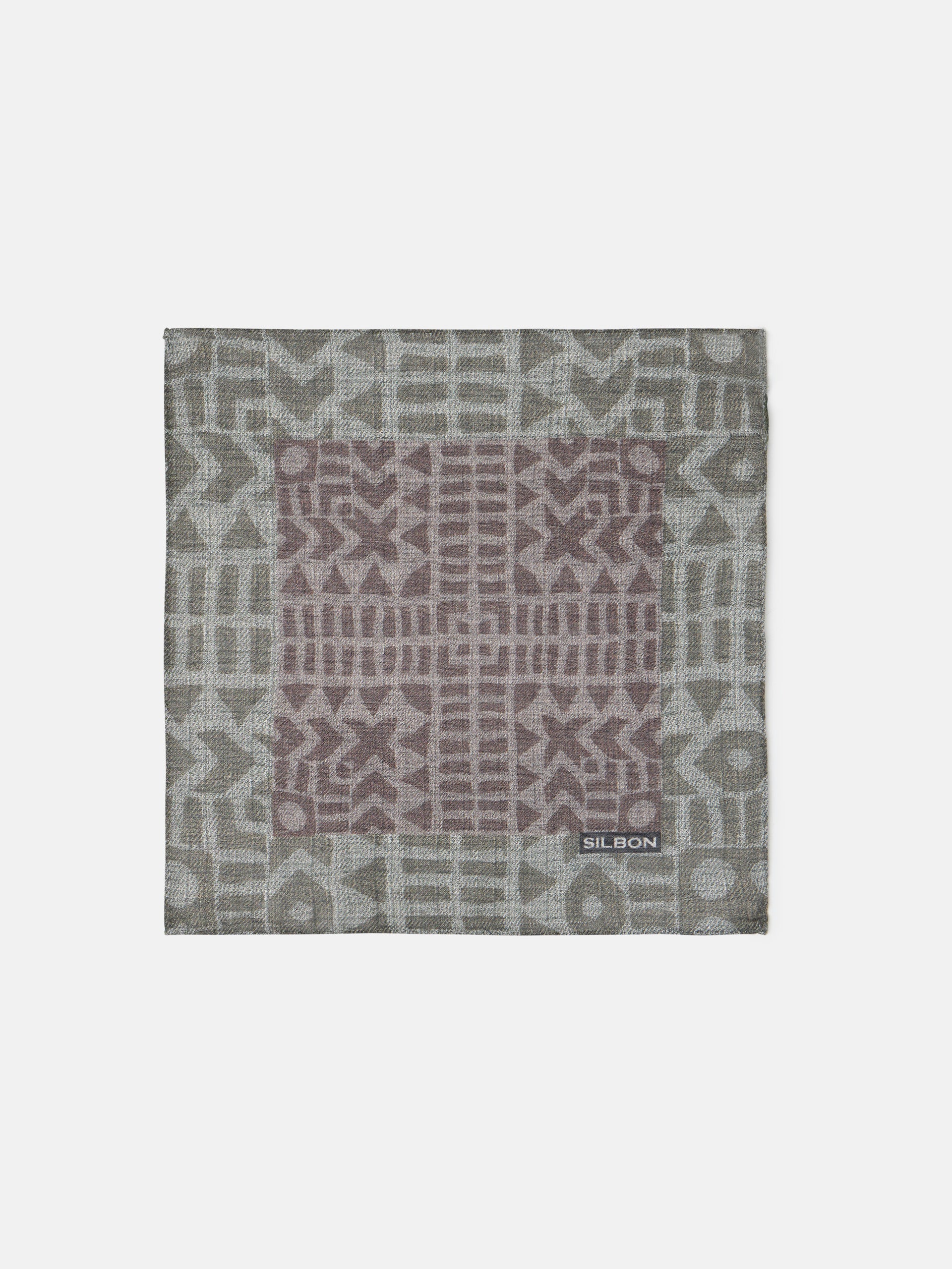 Foulard ankara bicolore