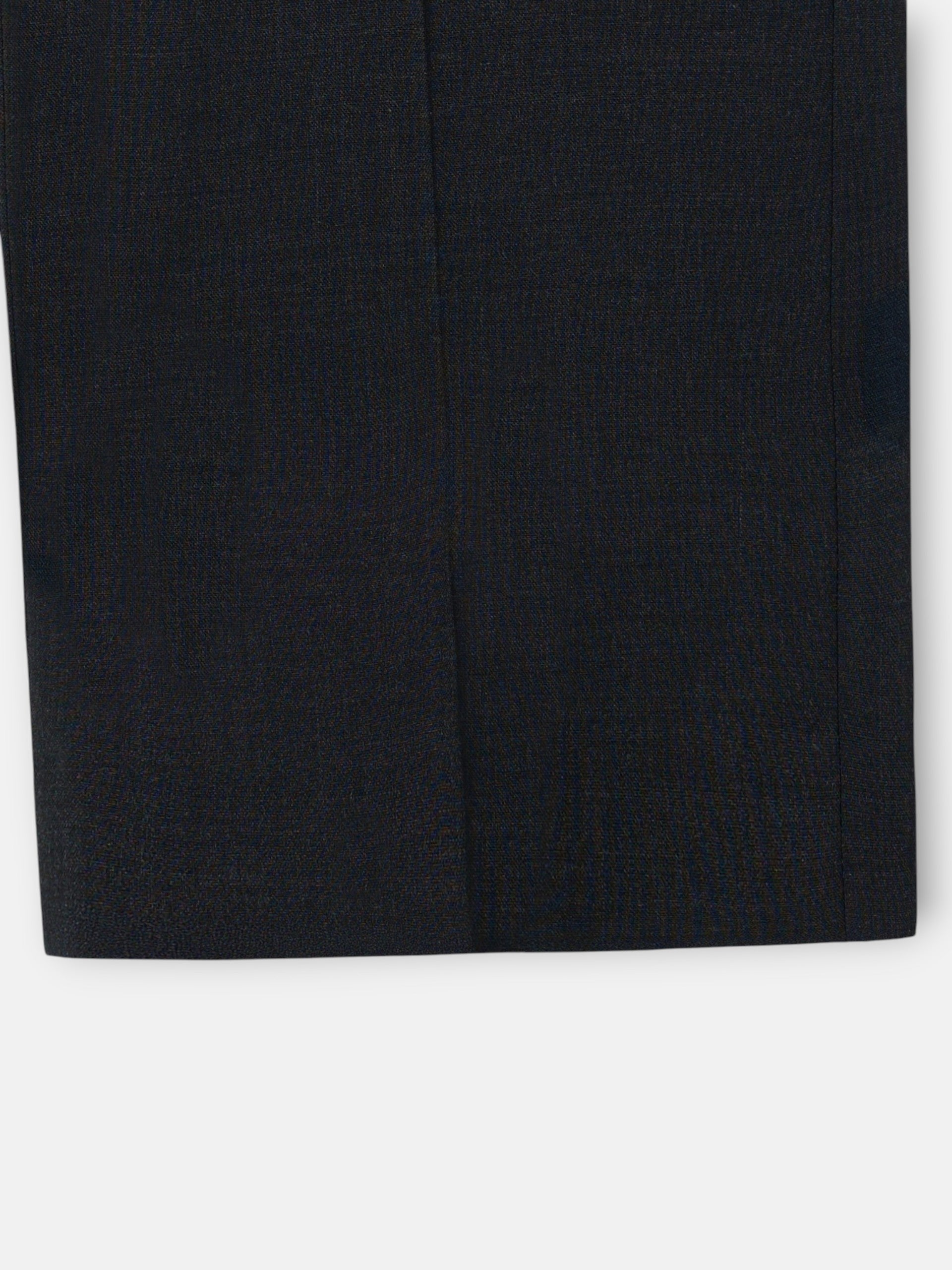 Dark grey pleated dress trousers