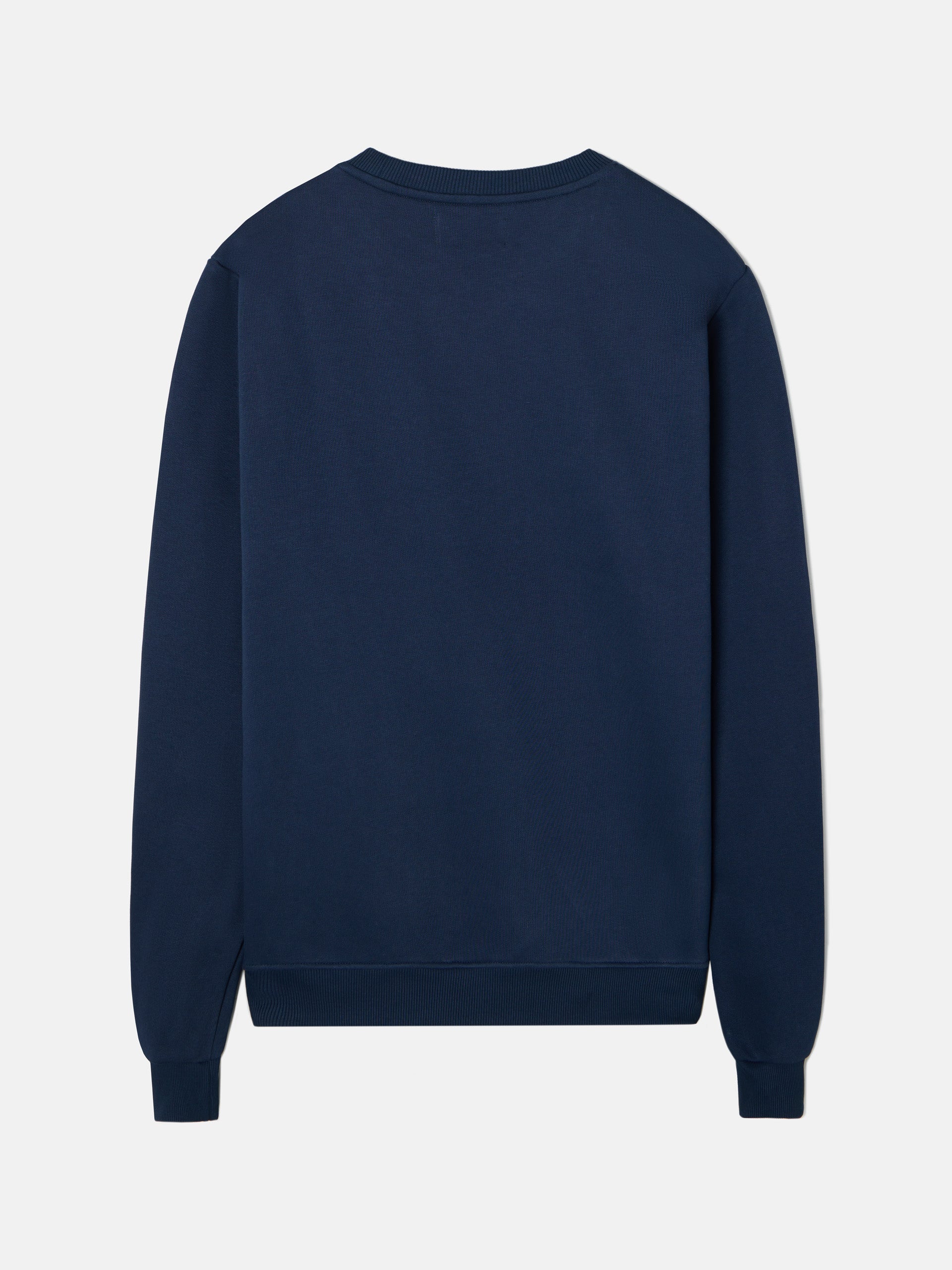 Sudadera minilogo azul marino