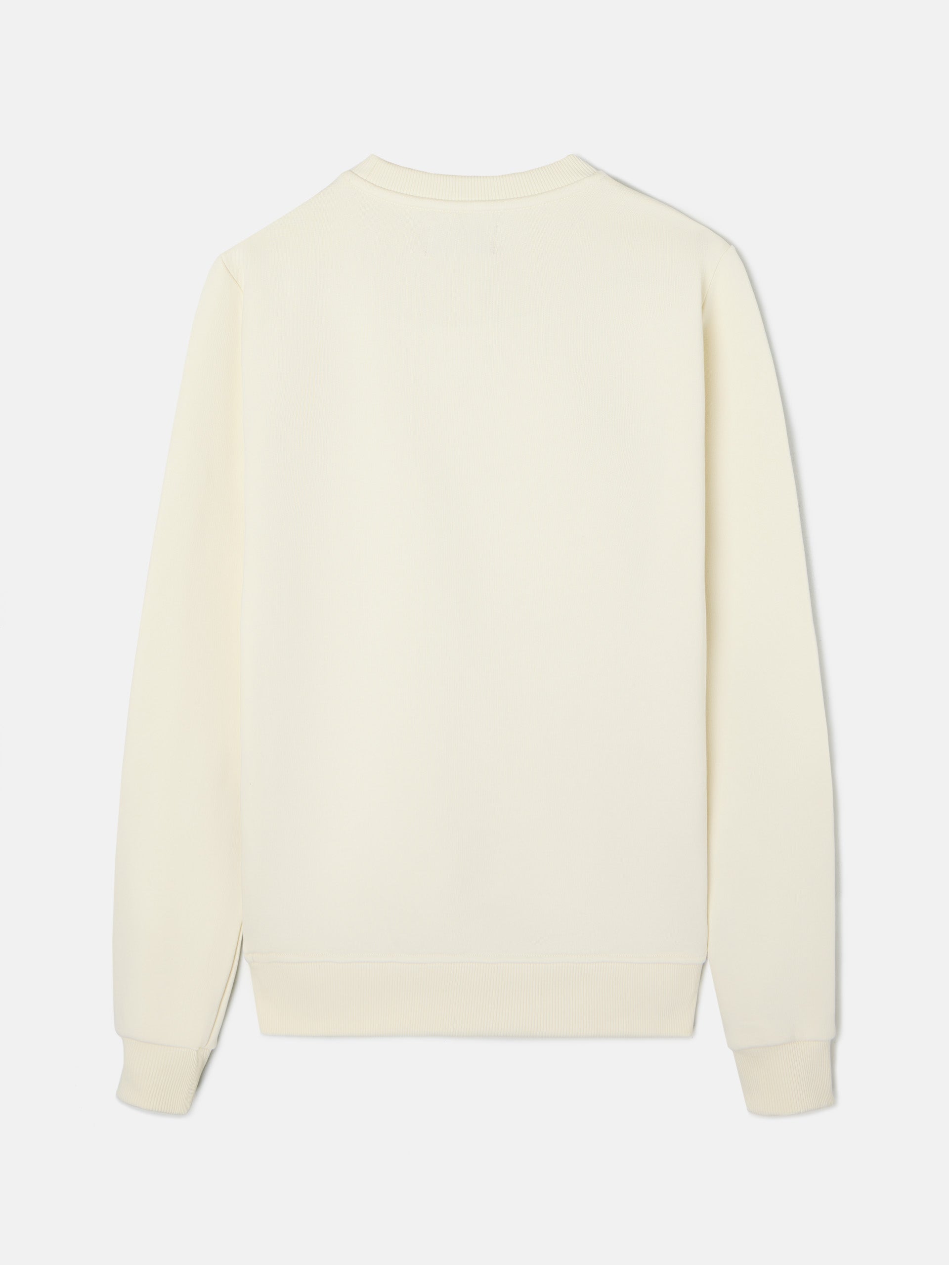 Sweat-shirt mini-logo crème