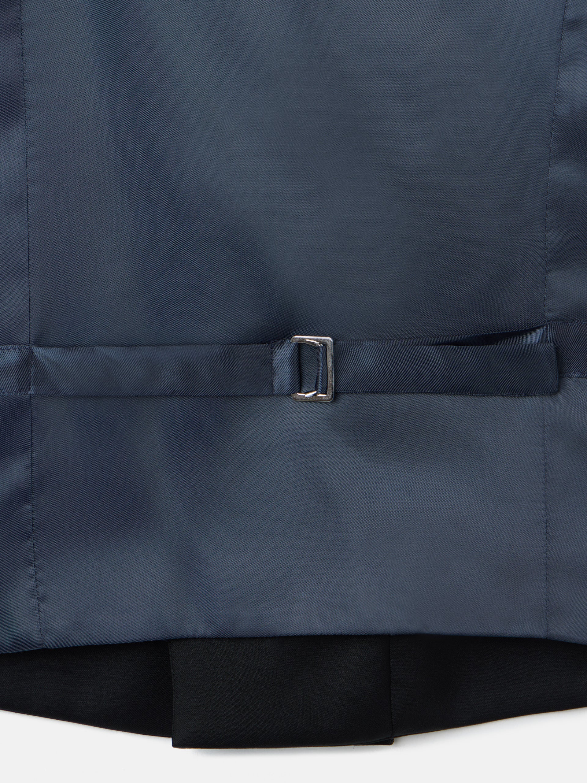 Colete de vestir stretch com gola redonda preto