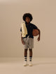 Bermuda deportiva kids gris