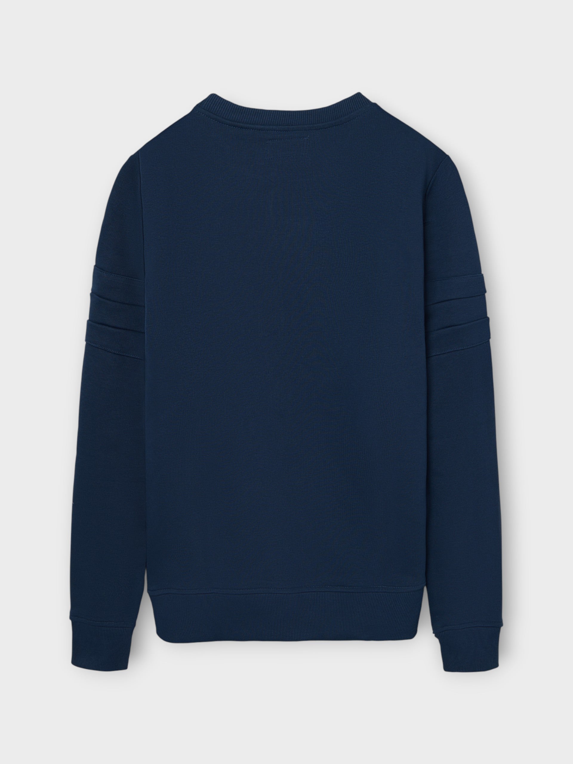 Navy tone embossed racket sweatshirt