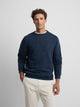 Navy tone embossed racket sweatshirt