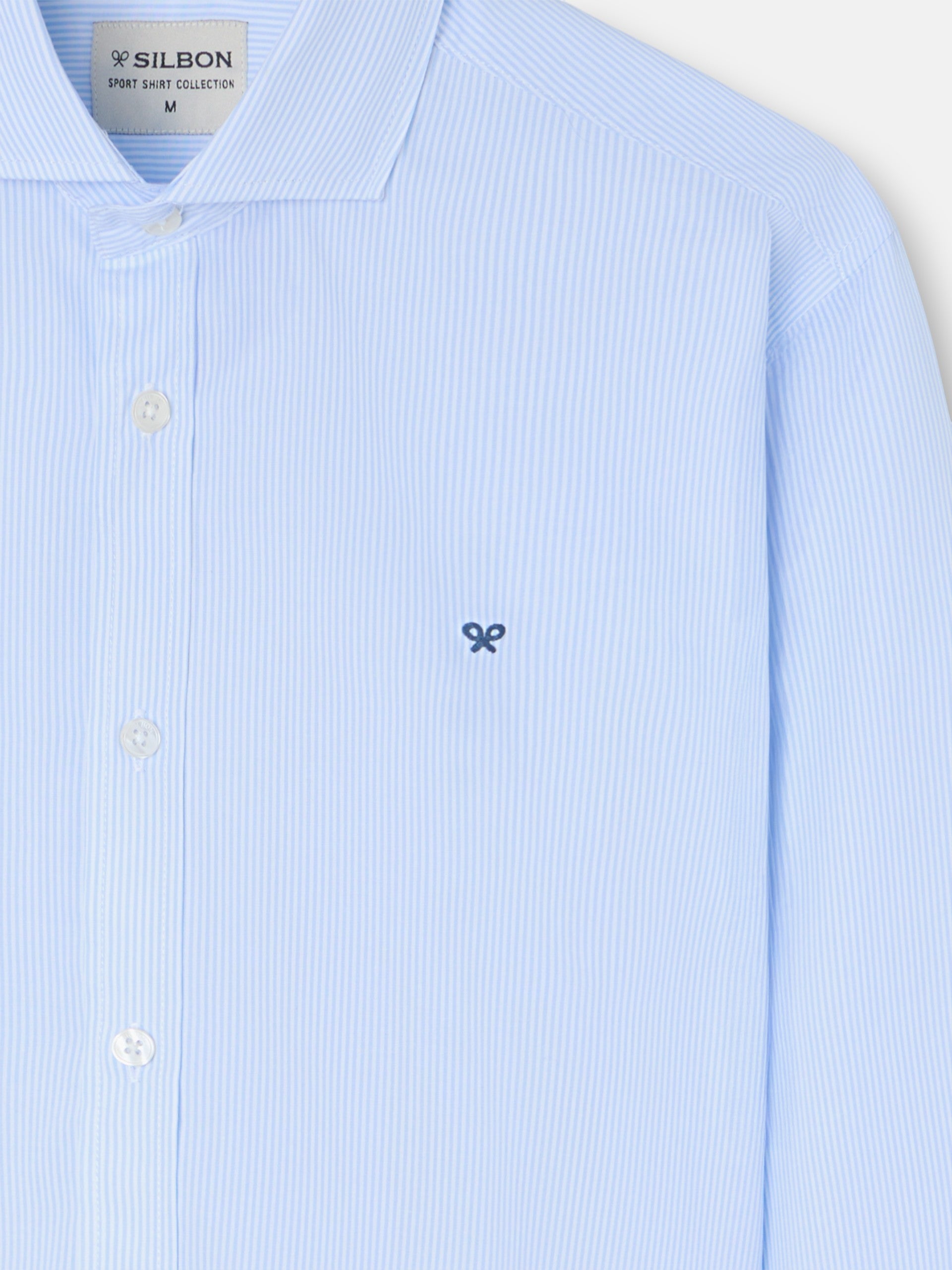 Camisa sport classic raya celeste