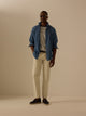 Camisa sport denim azul navy
