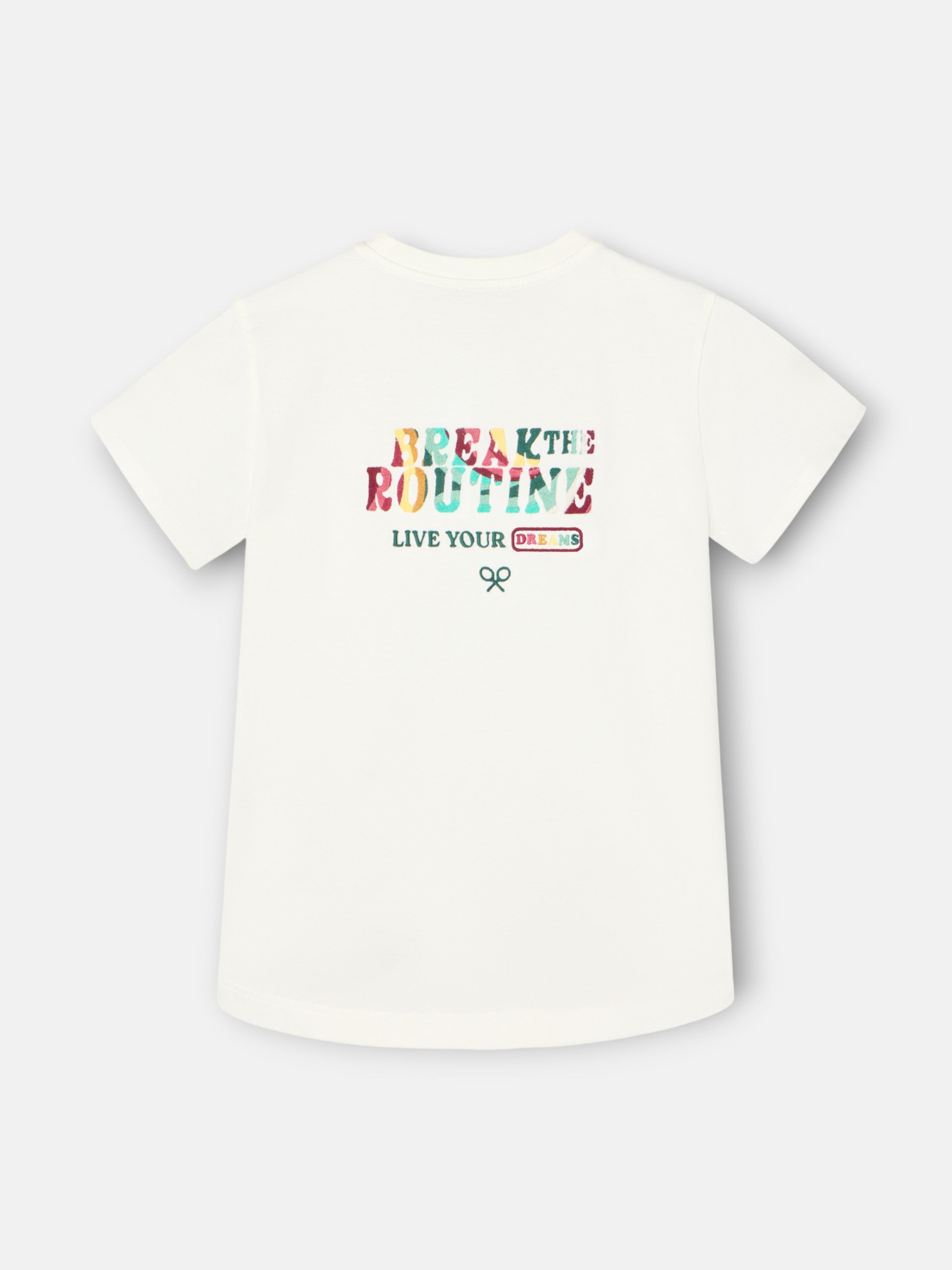Camiseta woman break the routine blanca