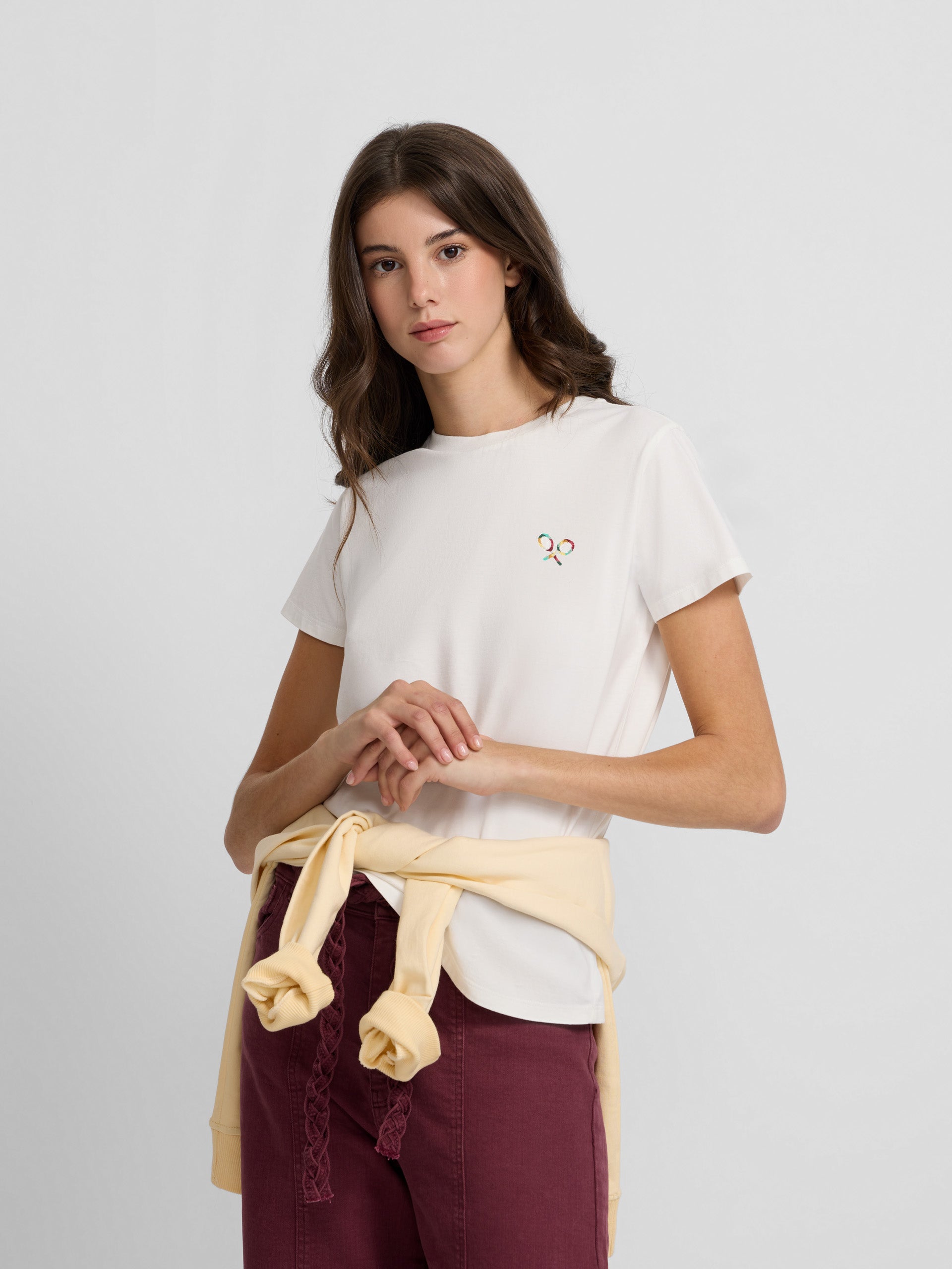 Camiseta woman break the routine blanca