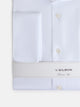 Camisa vestir easy iron puño doble blanca