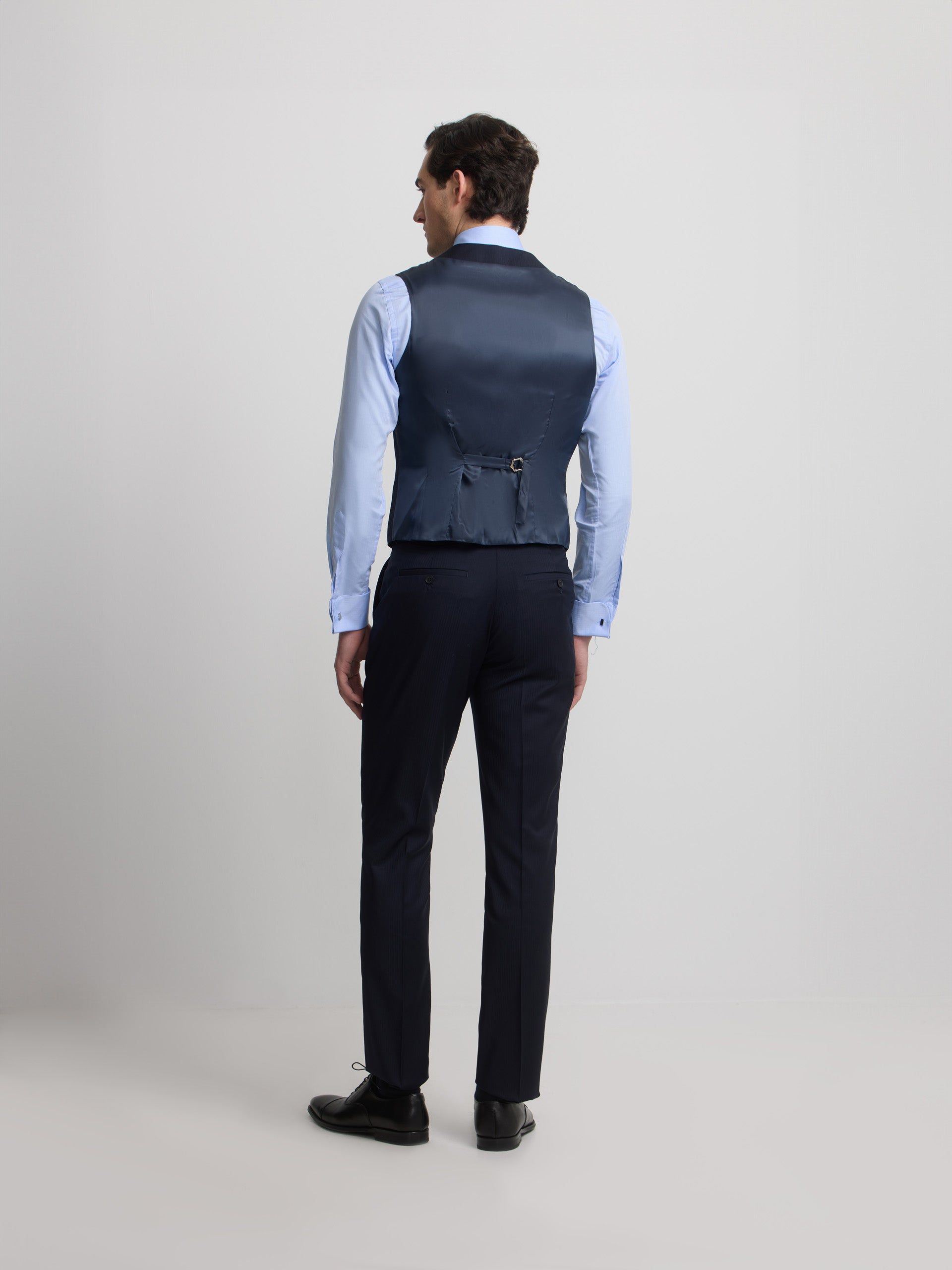 Pantalon chaque espiga azul marino