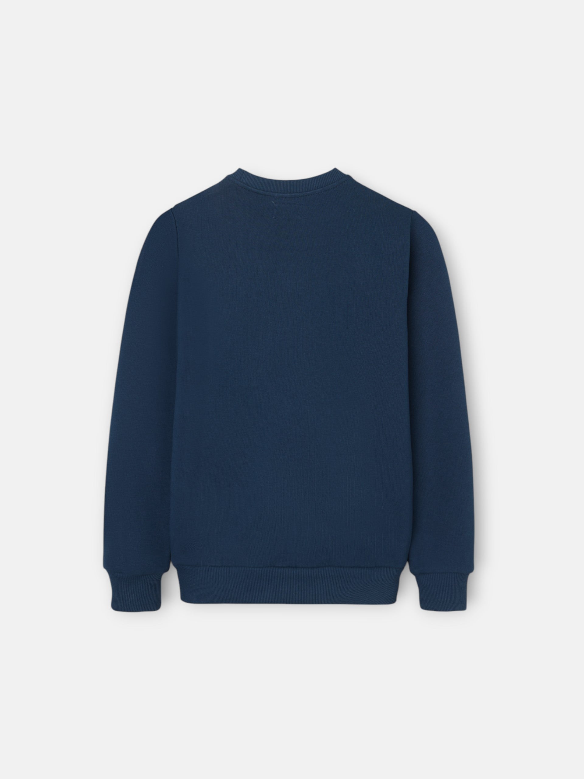 Sudadera kids minilogo rizo azul marino