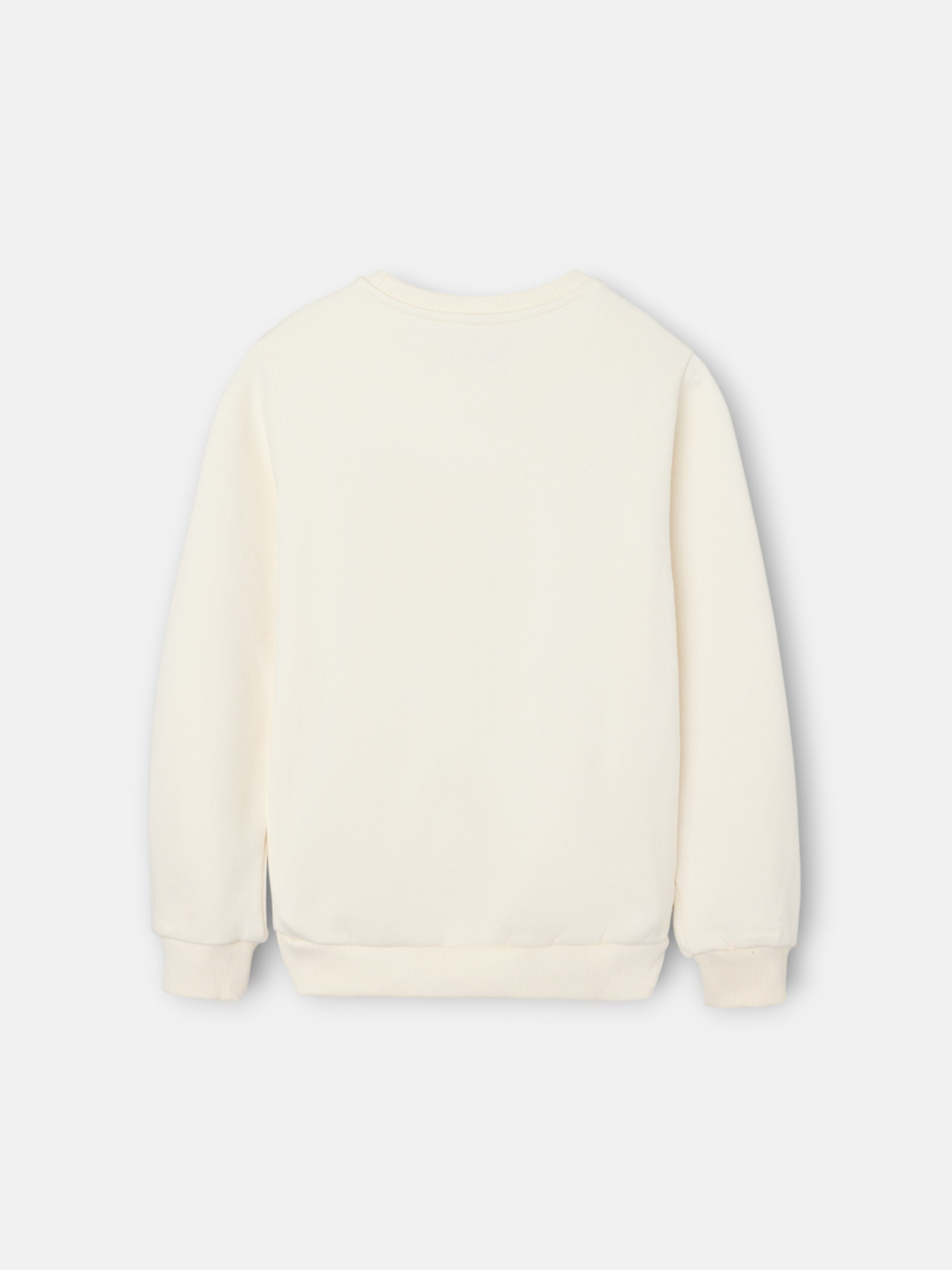 Sudadera kids minilogo crema