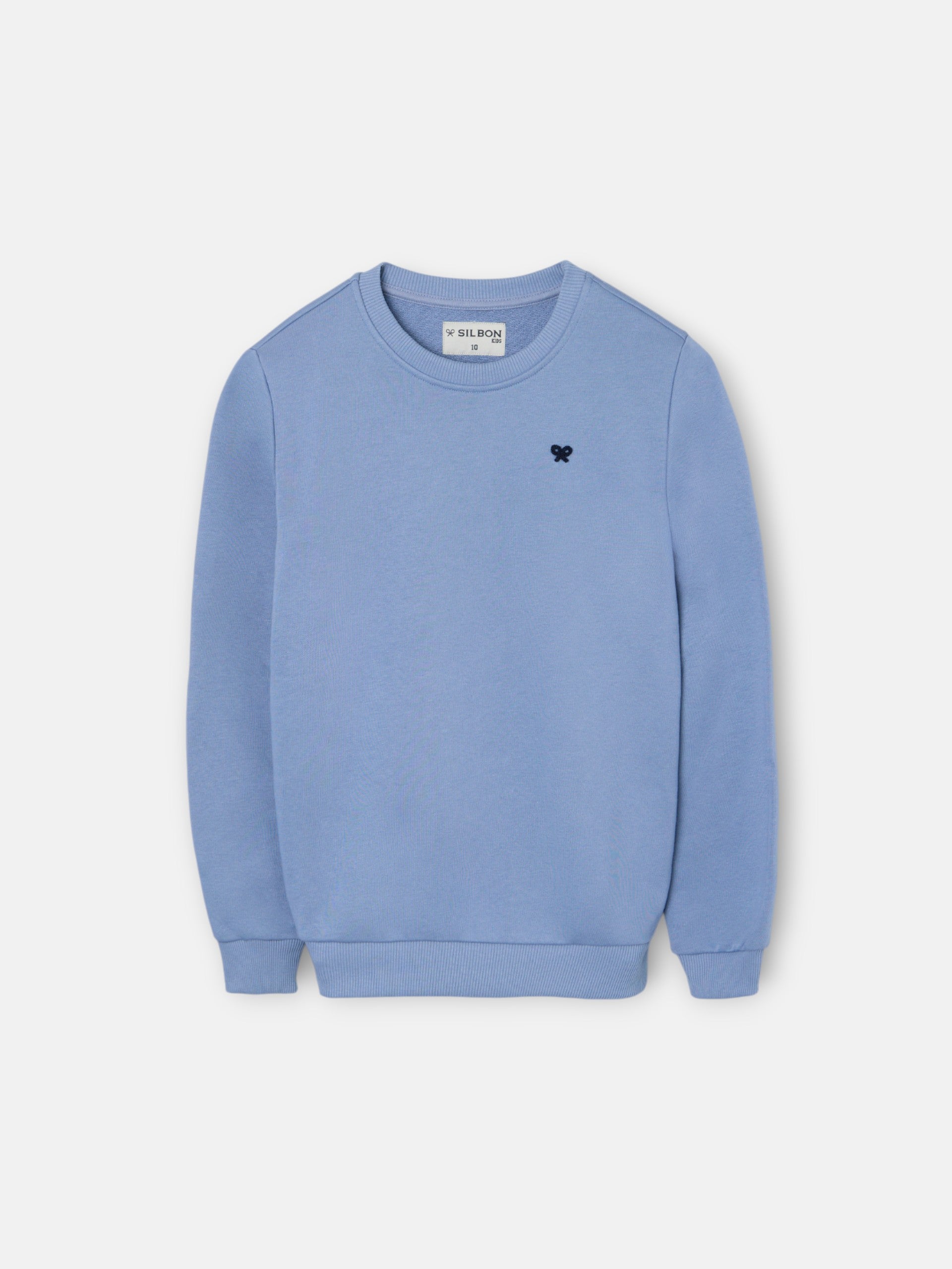 Sudadera kids minilogo azul indigo