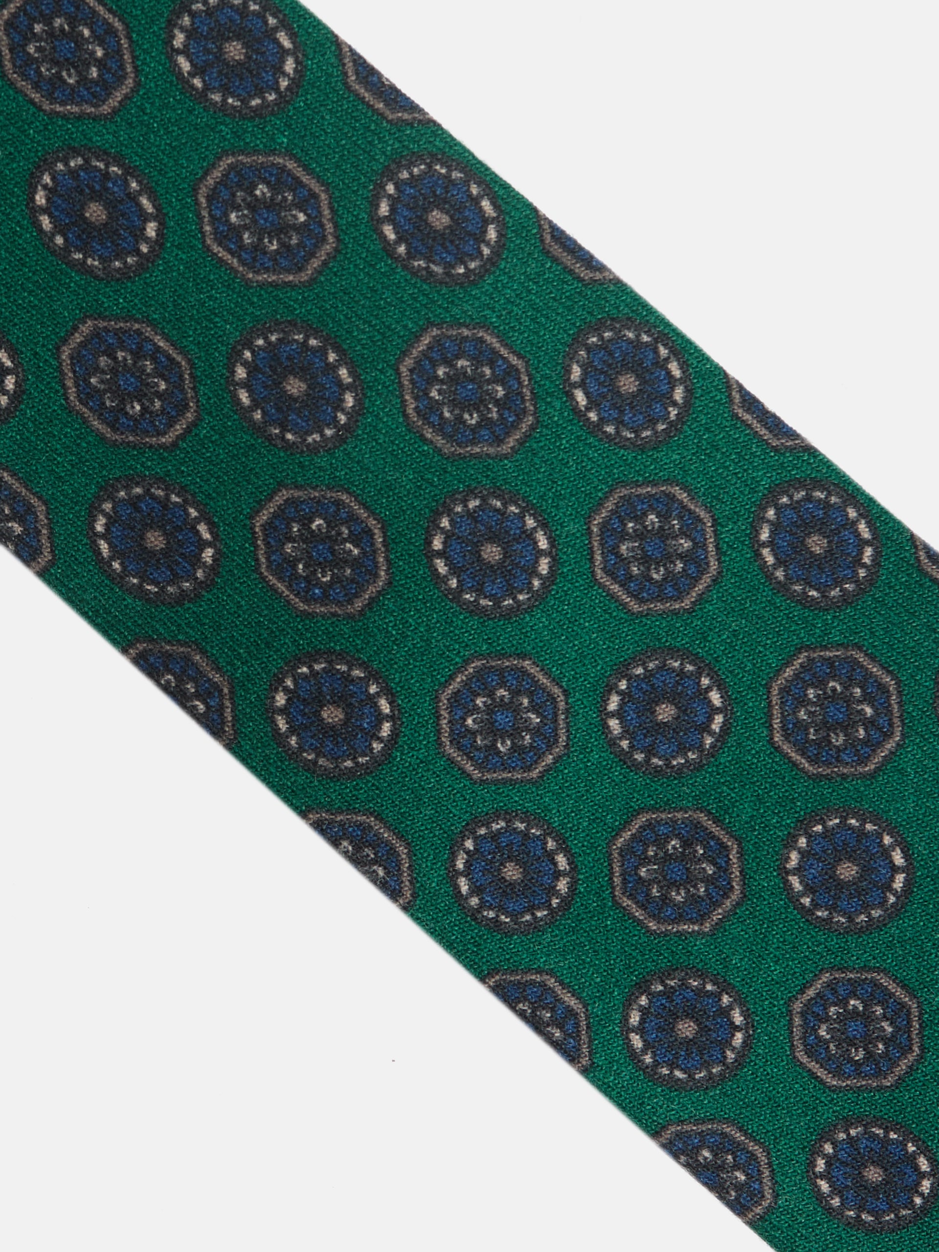 Corbata motivos ingleses verde