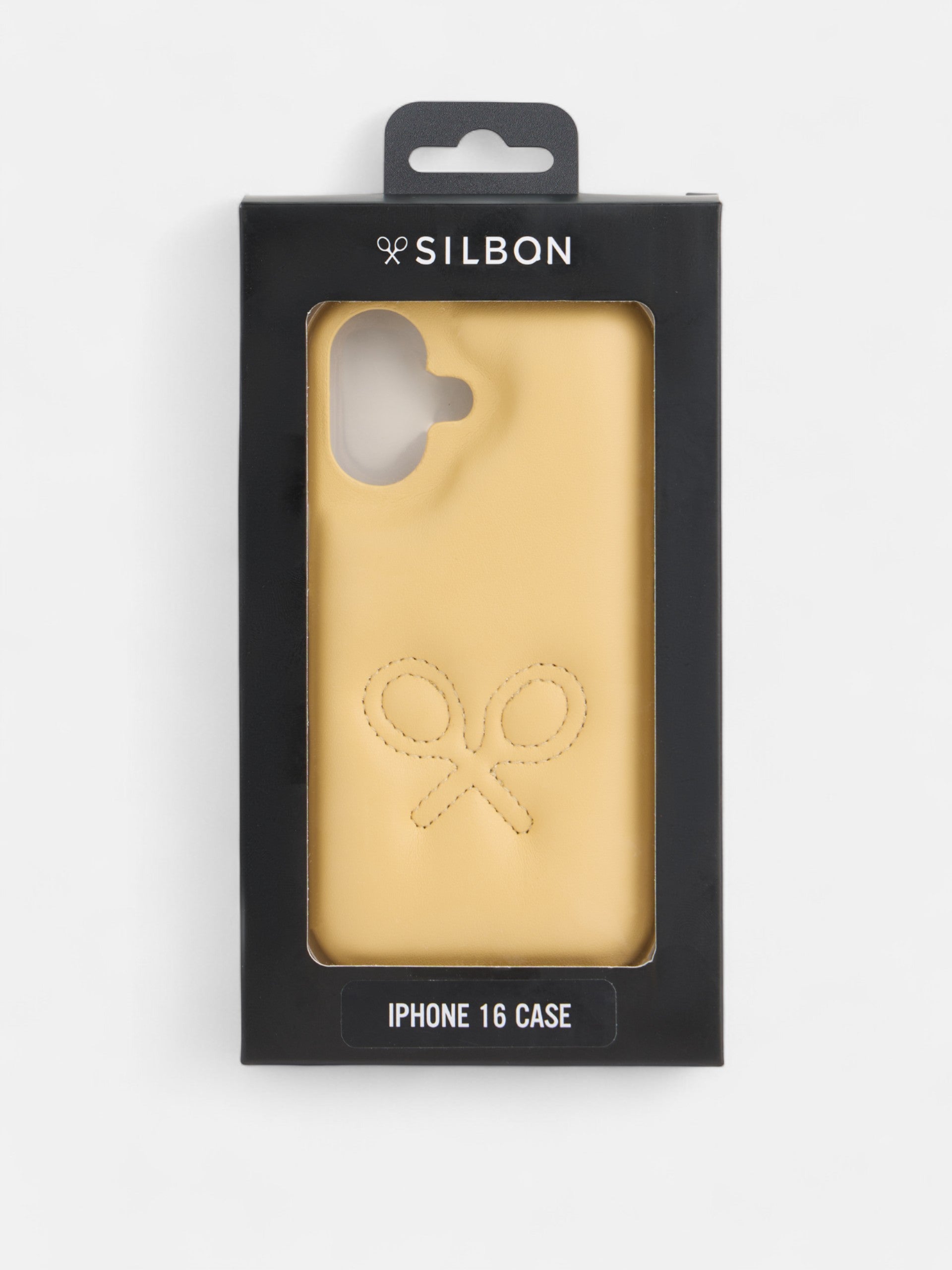 Yellow racket iPhone mobile case