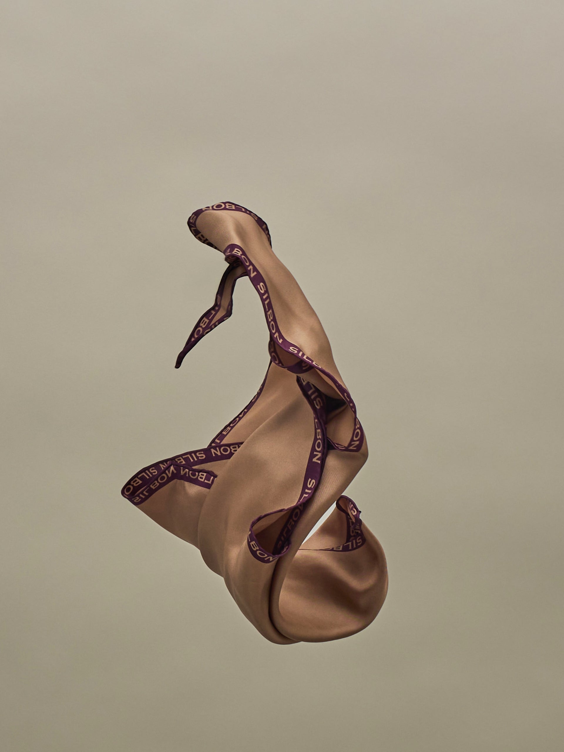 Two-tone brown handkerchief