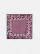 Foulard imprimé bordeaux