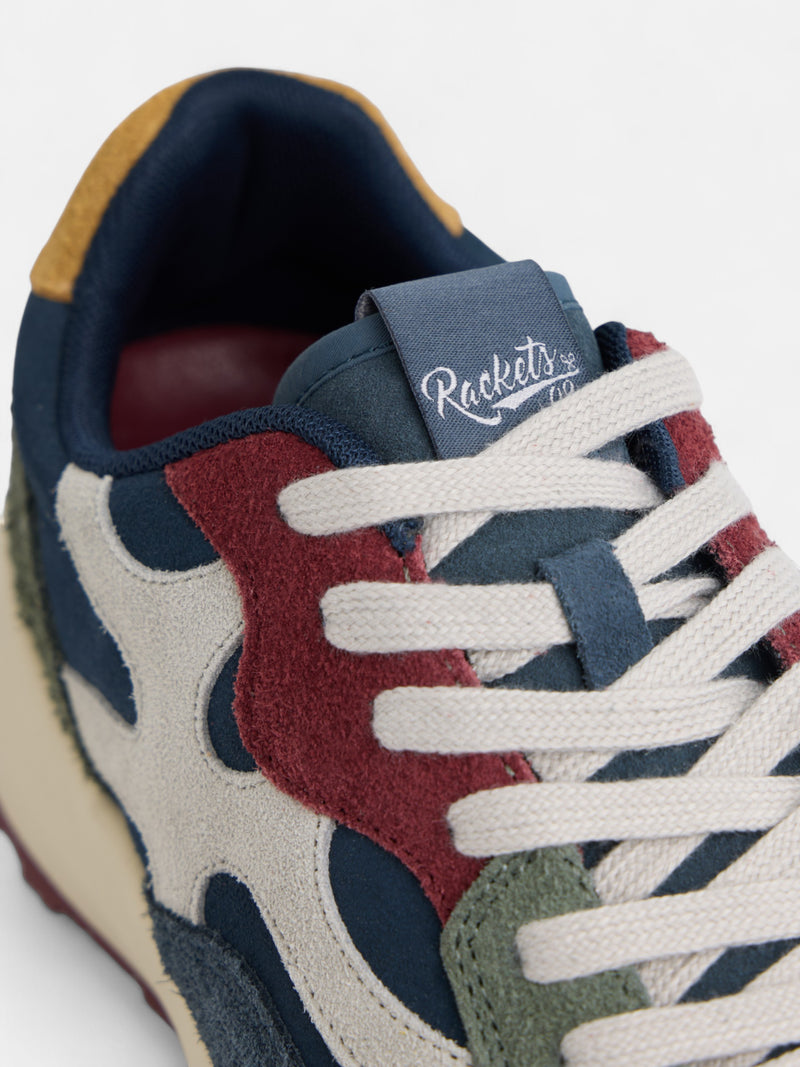 Zapatilla RACKETS09 multicolor beige