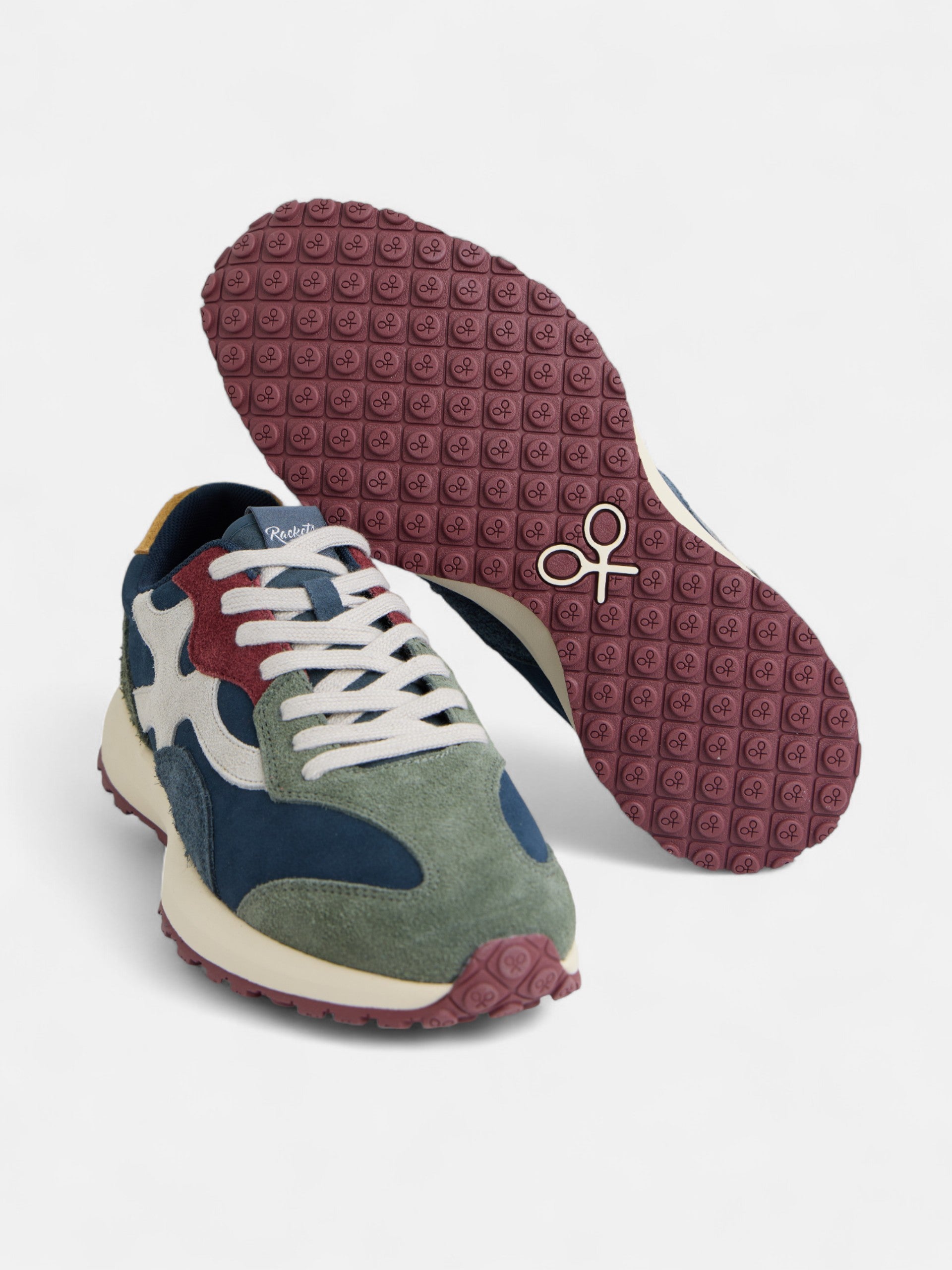 RACKETS09 multicolor beige sneaker