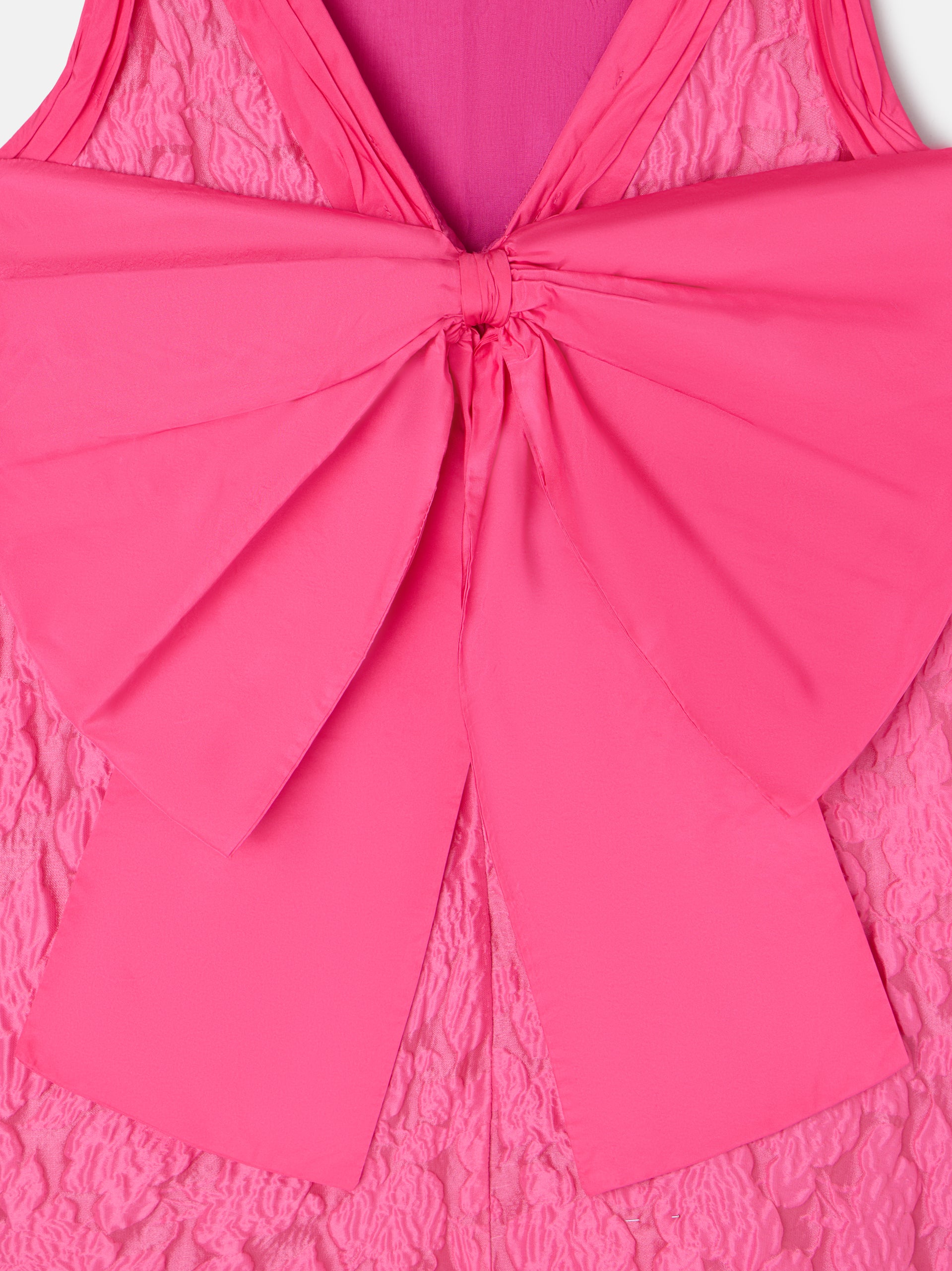 CaprileXSilbon dress with pink bow