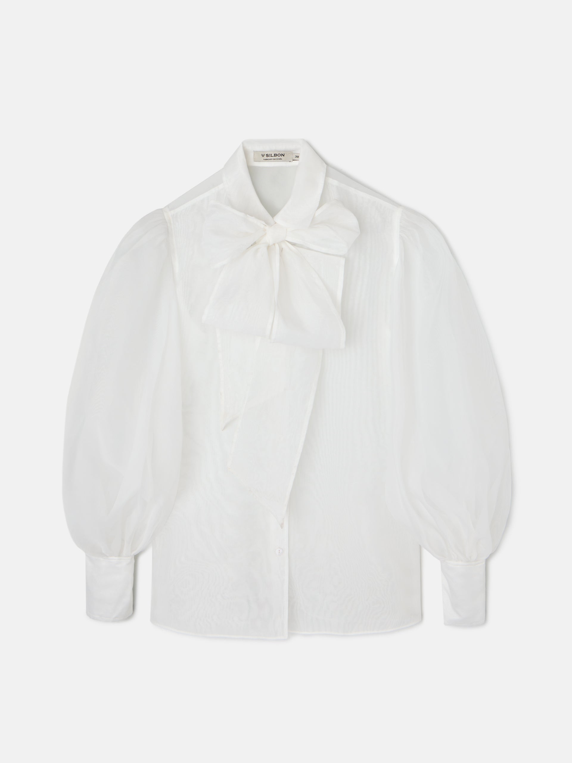 Camisa CaprileXSilbon organza blanca