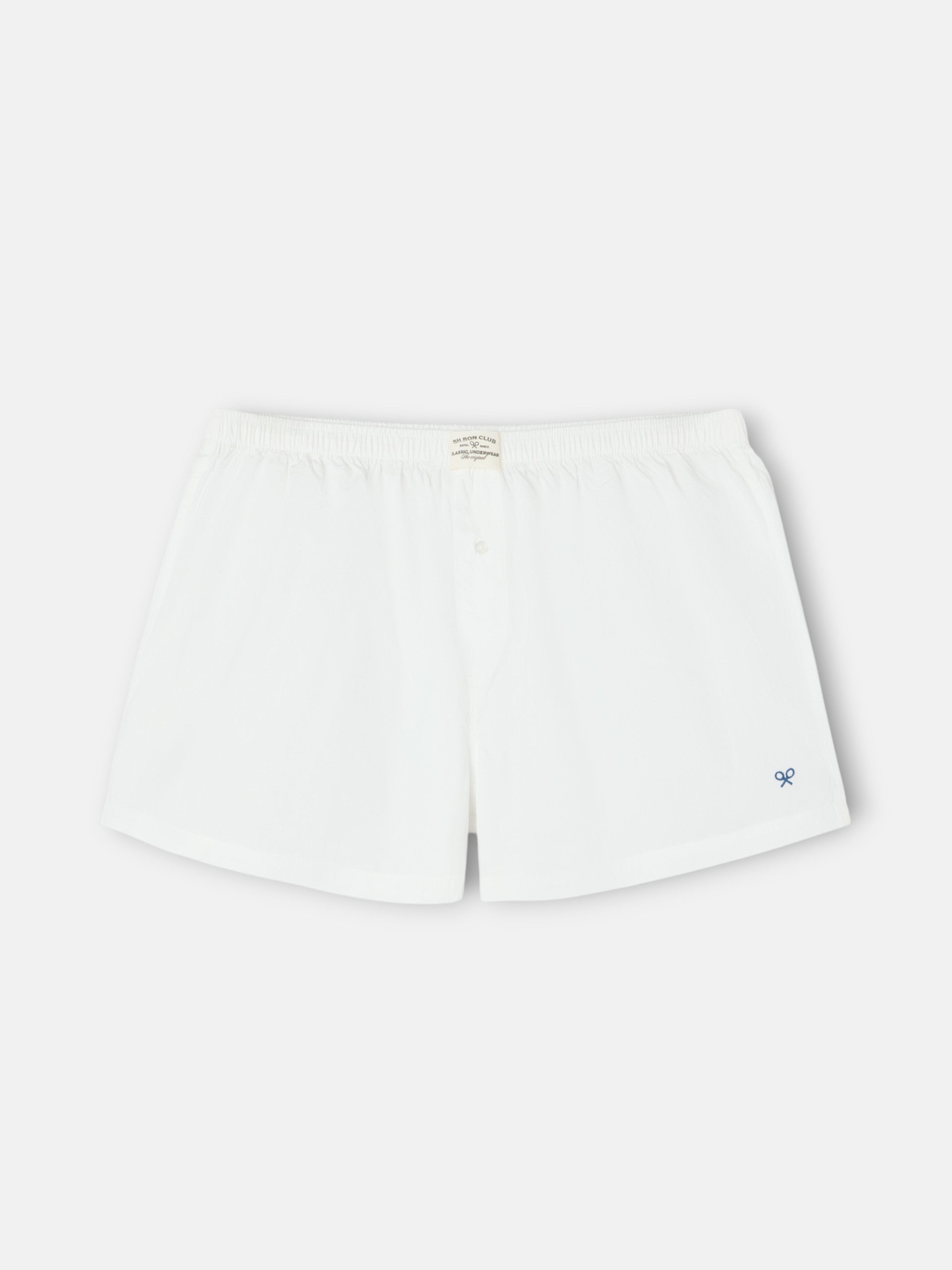 Cueca lisa minilogo branca