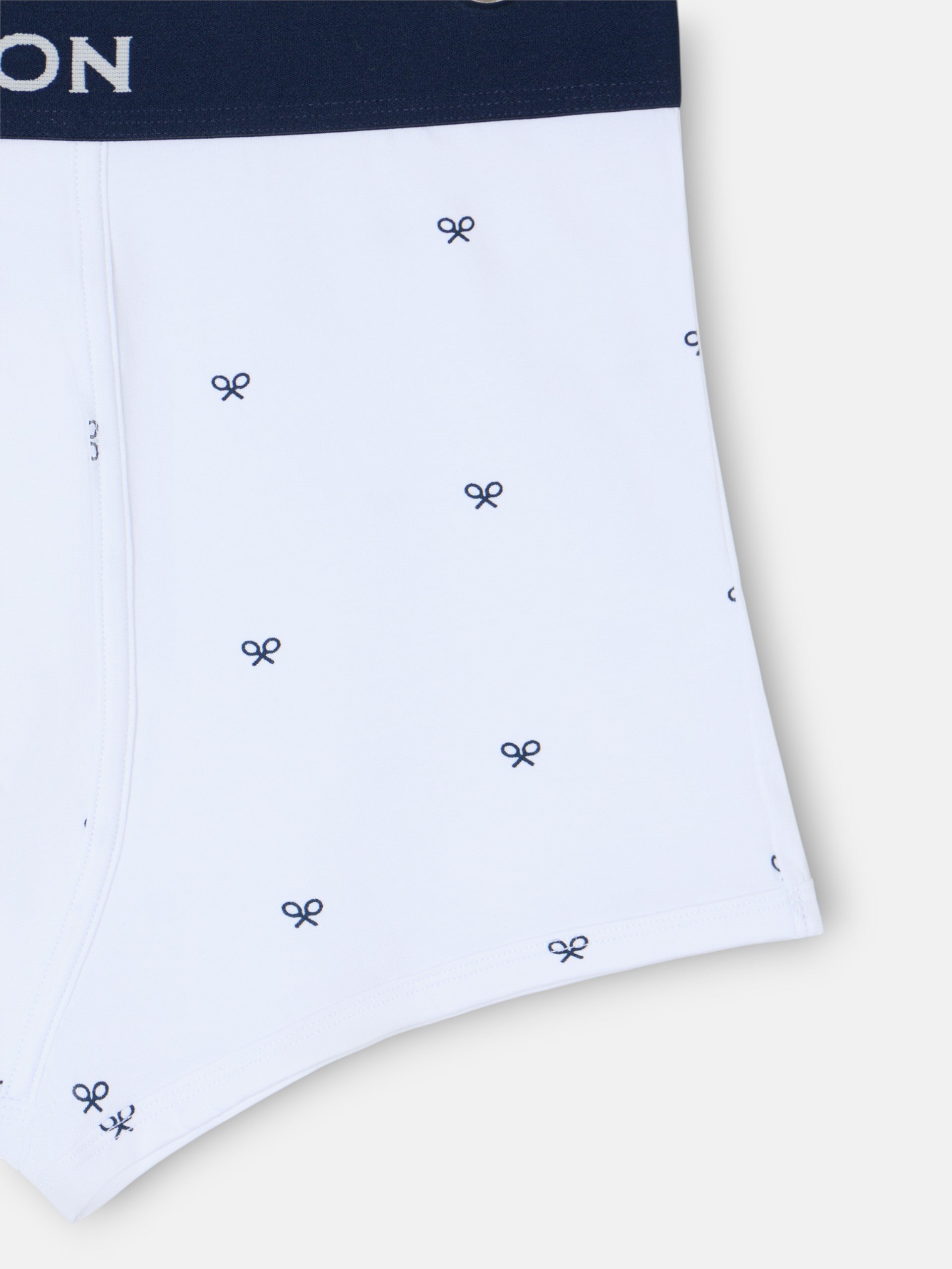 Boxer raquetas blanco