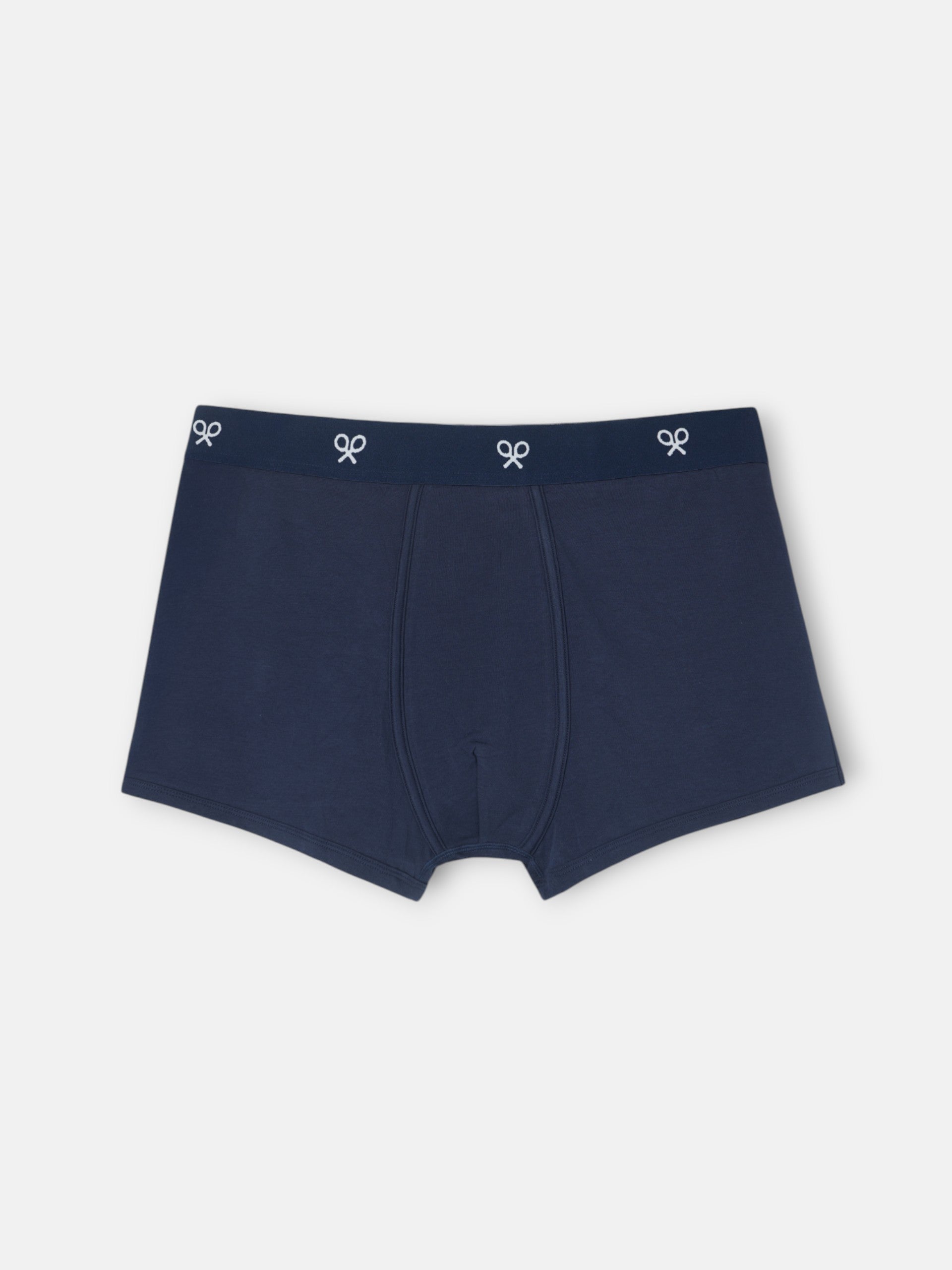 Navy plain boxer